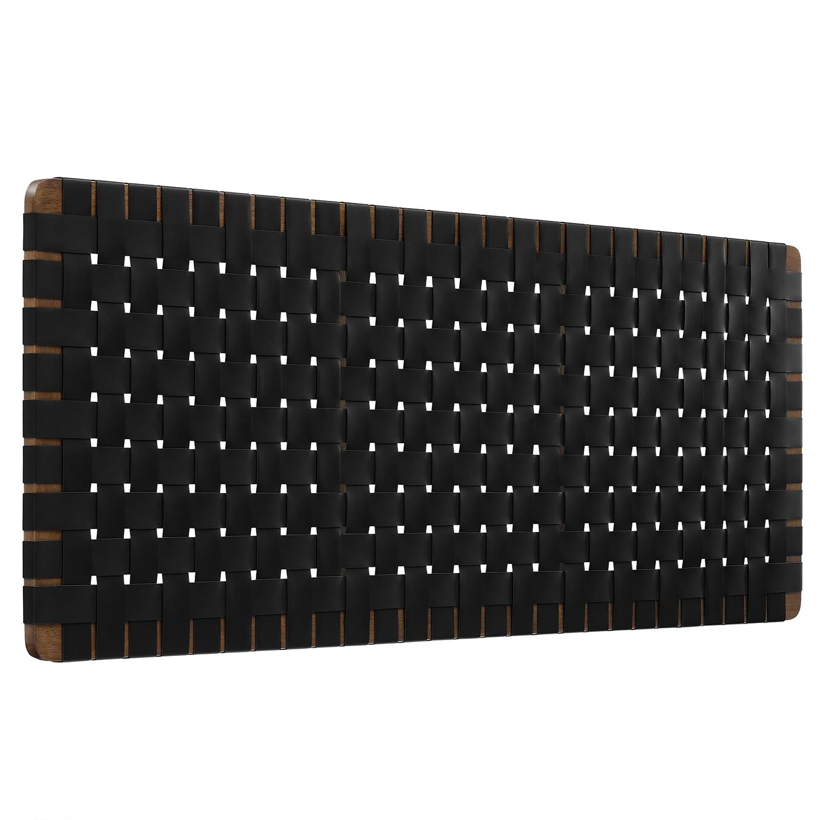 Sparta Weave Wall-Mount Queen Vegan Leather Headboard By Modway - MOD-7124 - Image 15