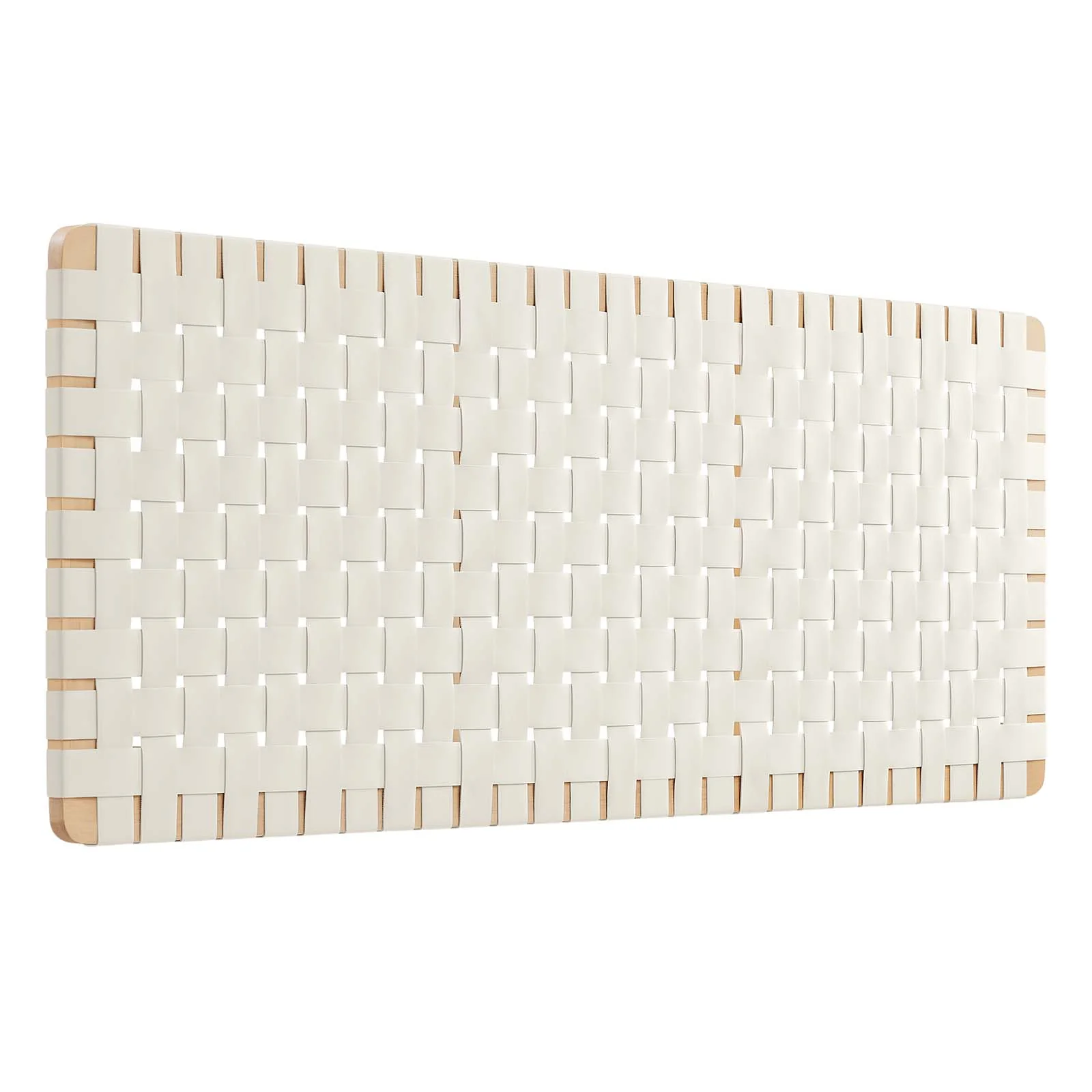 Sparta Weave Wall-Mount Queen Vegan Leather Headboard By Modway - MOD-7124 - Image 2