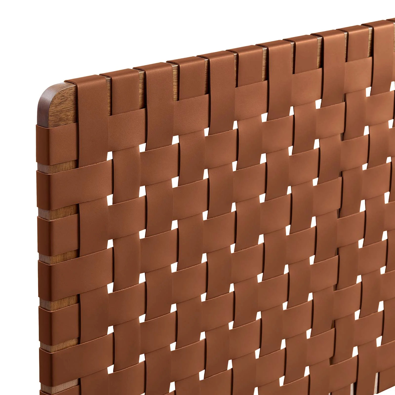 Sparta Weave Wall-Mount Queen Vegan Leather Headboard By Modway - MOD-7124 - Image 24