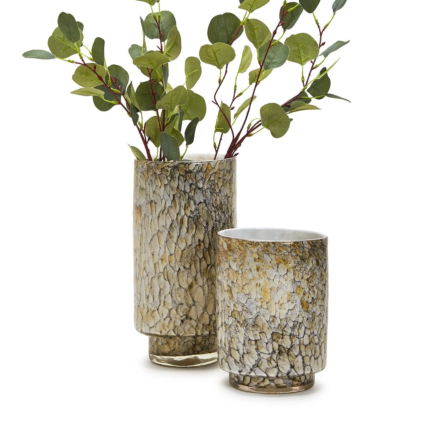 Speckled Candleholder/Vases Set Of 4 By Tozai Home - Image 2