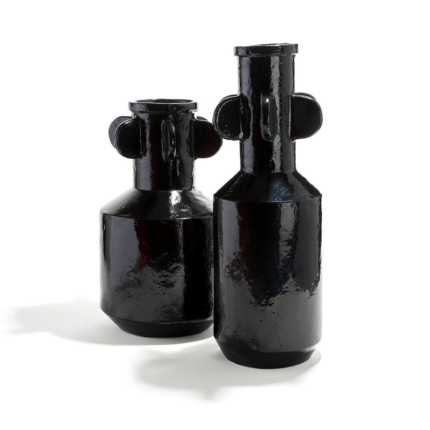 Spindale Black Vase Set Of 4 By Tozai Home - Image 2