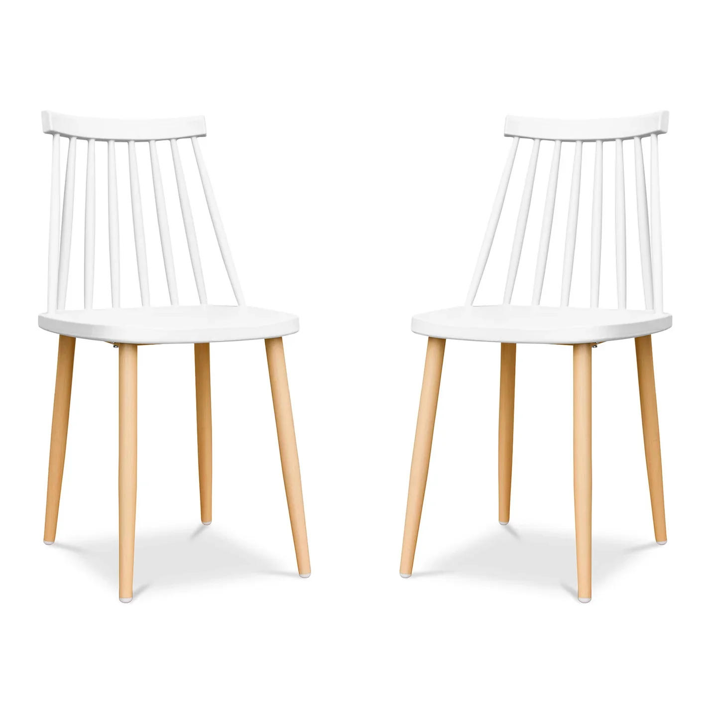 Spindle Dining Chair, White By World Modern Design - Image 7