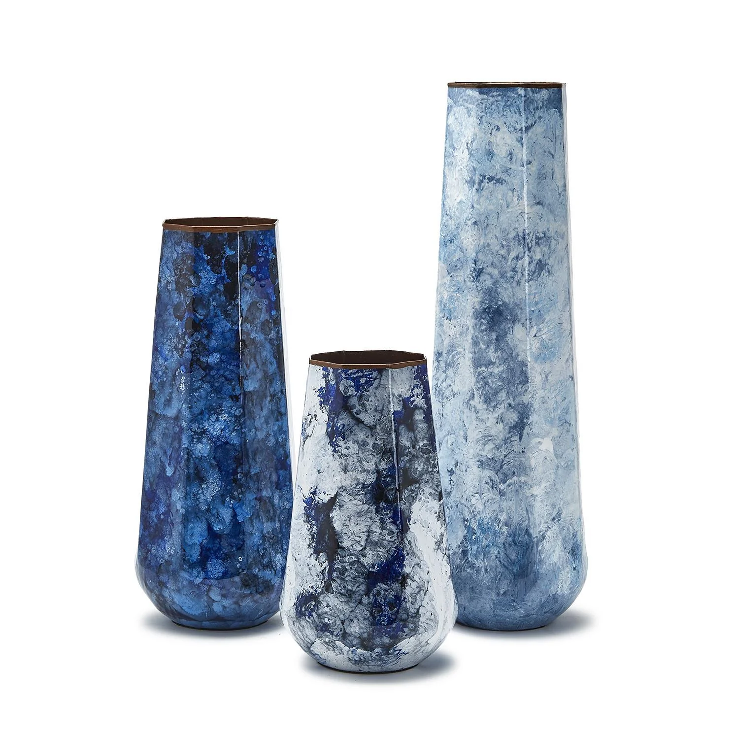 Splatter Pattern Vase Set Of 3 By Tozai Home - Image 3