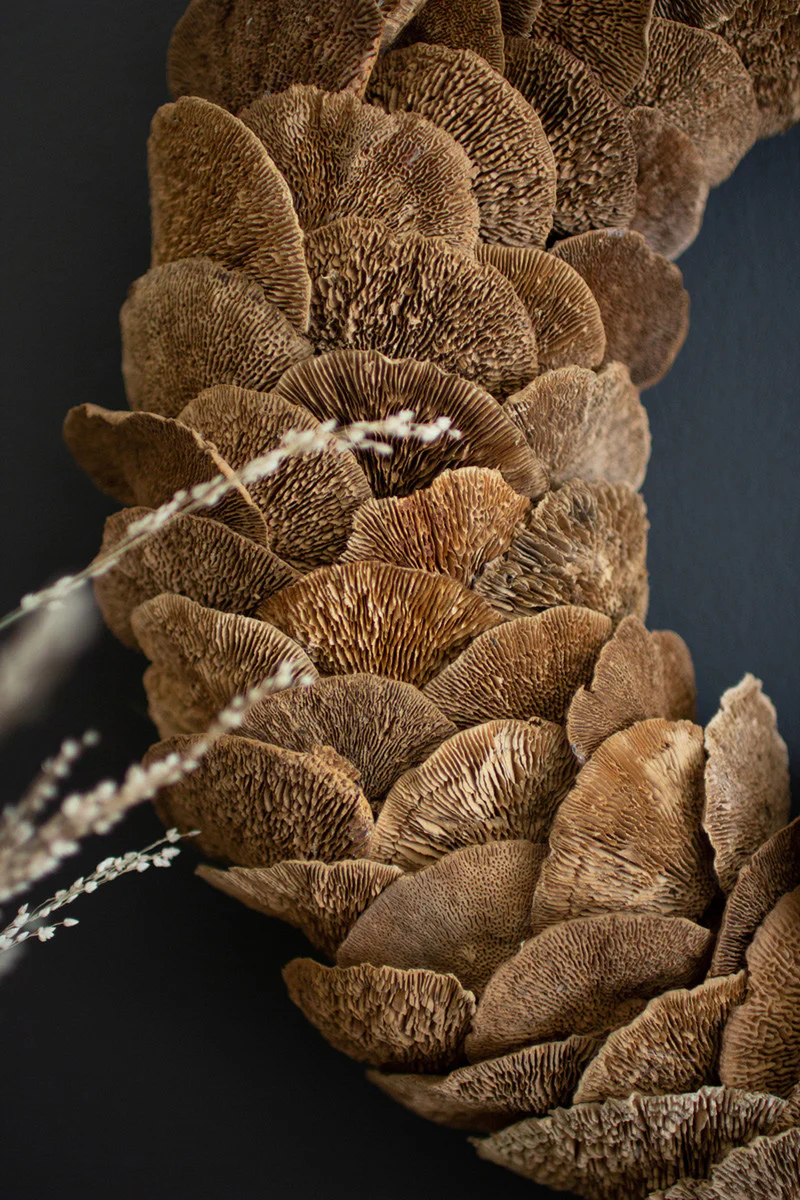 Sponge Mushroom Wreath By Kalalou - Image 5