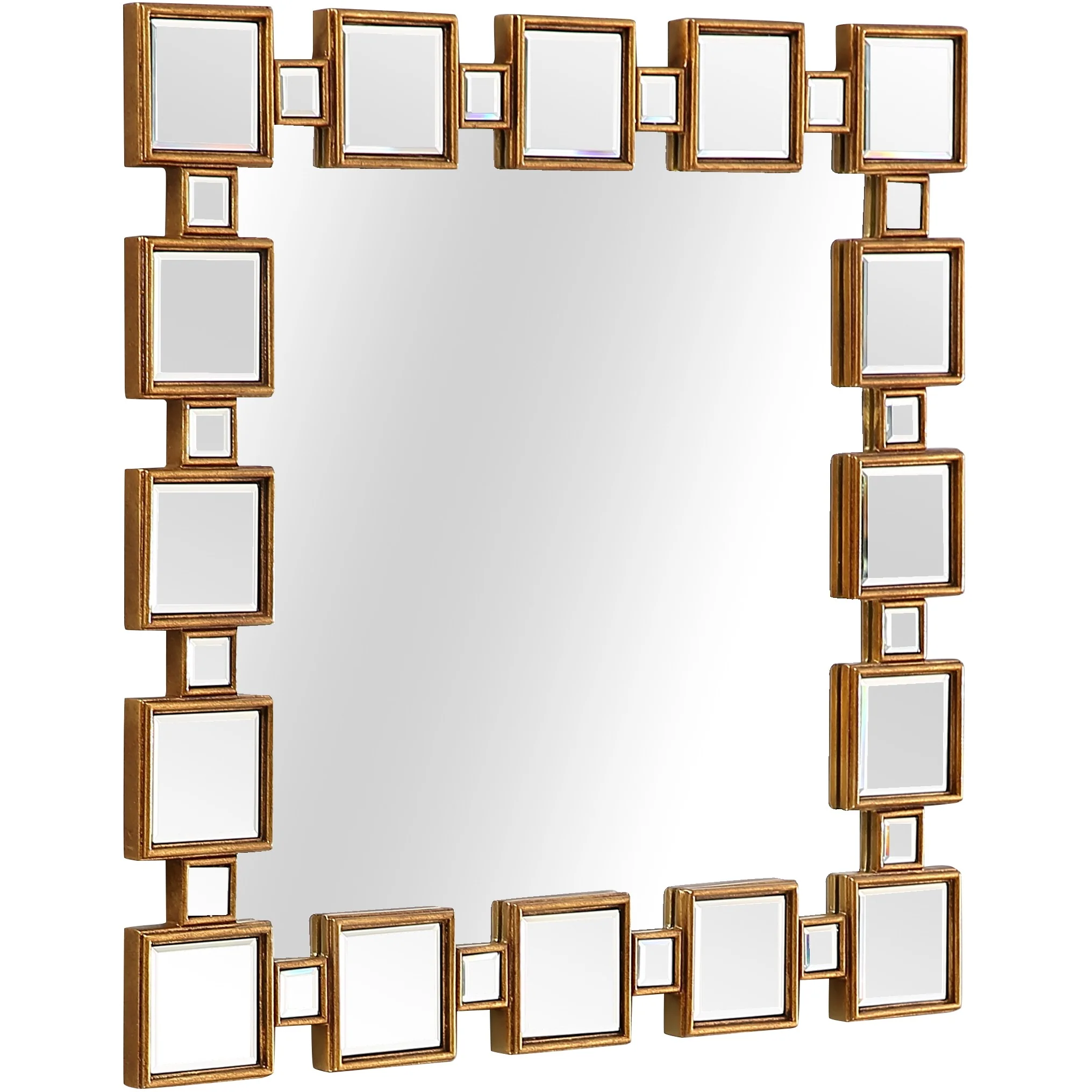 Square Reflective Mirror and Console Table By Homeroots - Image 8