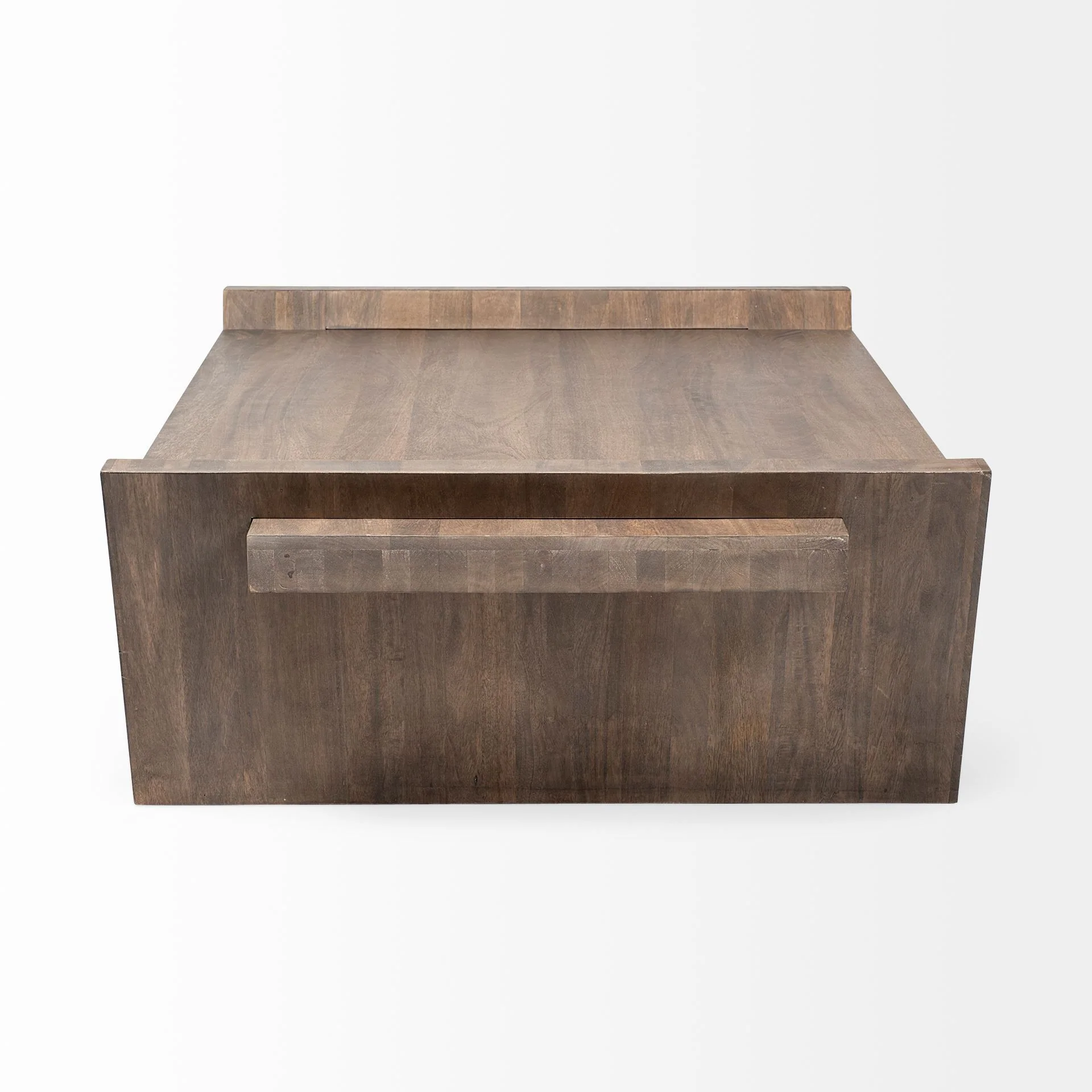 Square Solid Wood Top and Base Coffee Table By Homeroots - Image 3
