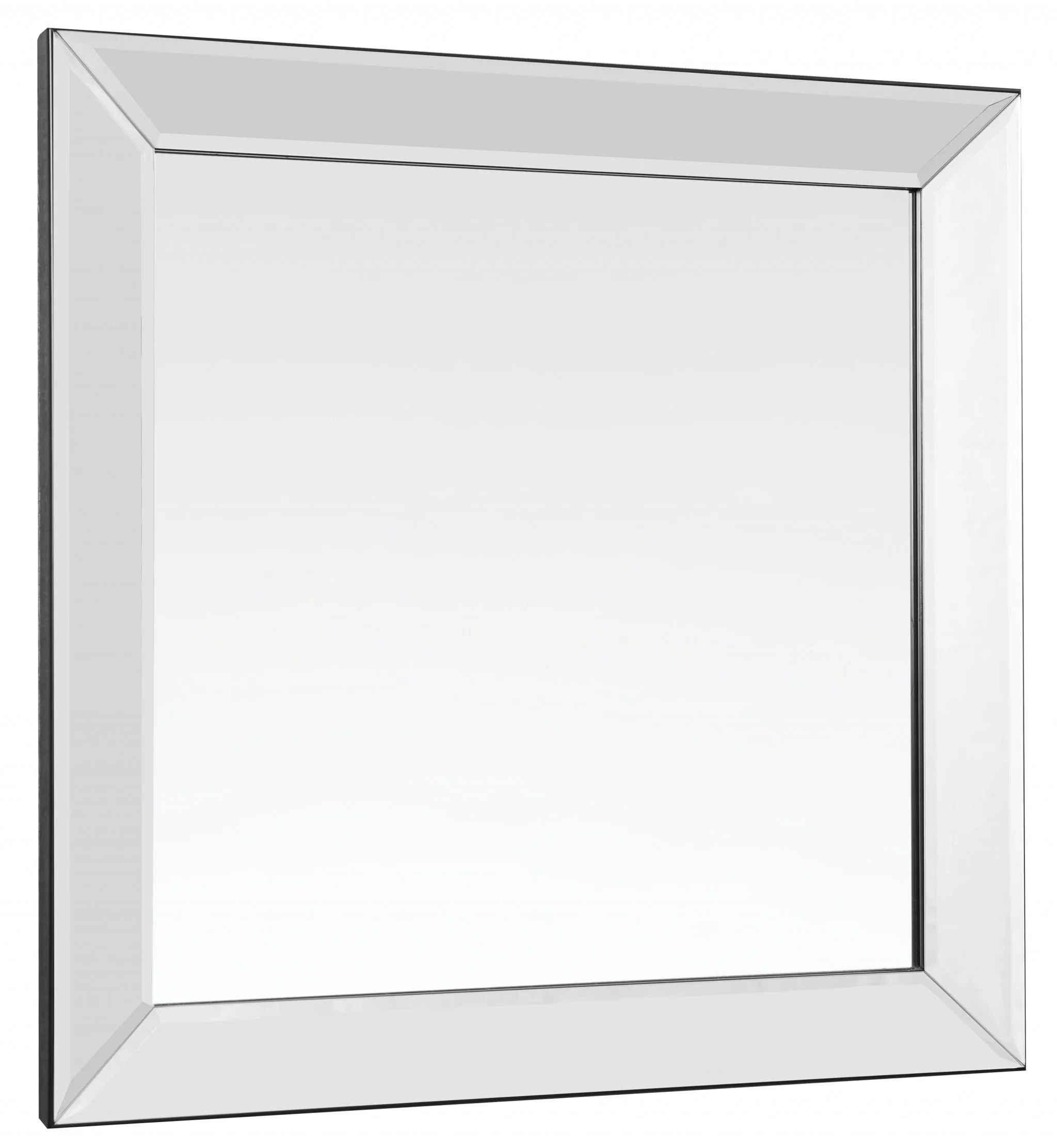 Square Wall Mounted Clear Mirror By Homeroots - Image 4
