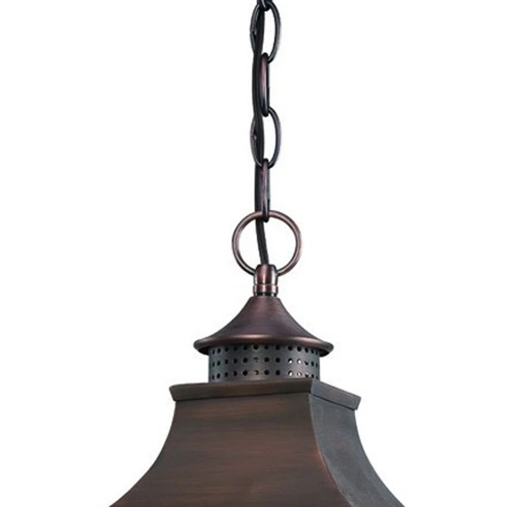 St. Charles 3-Light Acopper Patina Hanging Light By Homeroots - Image 3
