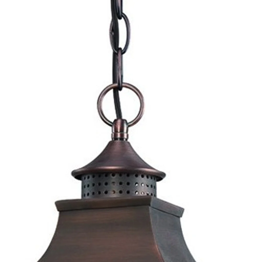 St. Charles 3-Light Acopper Patina Hanging Light By Homeroots - Image 4