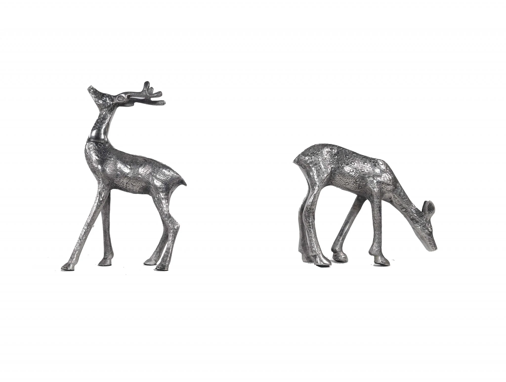 Stag and Doe Bookends or Sculptures By Homeroots - Image 6