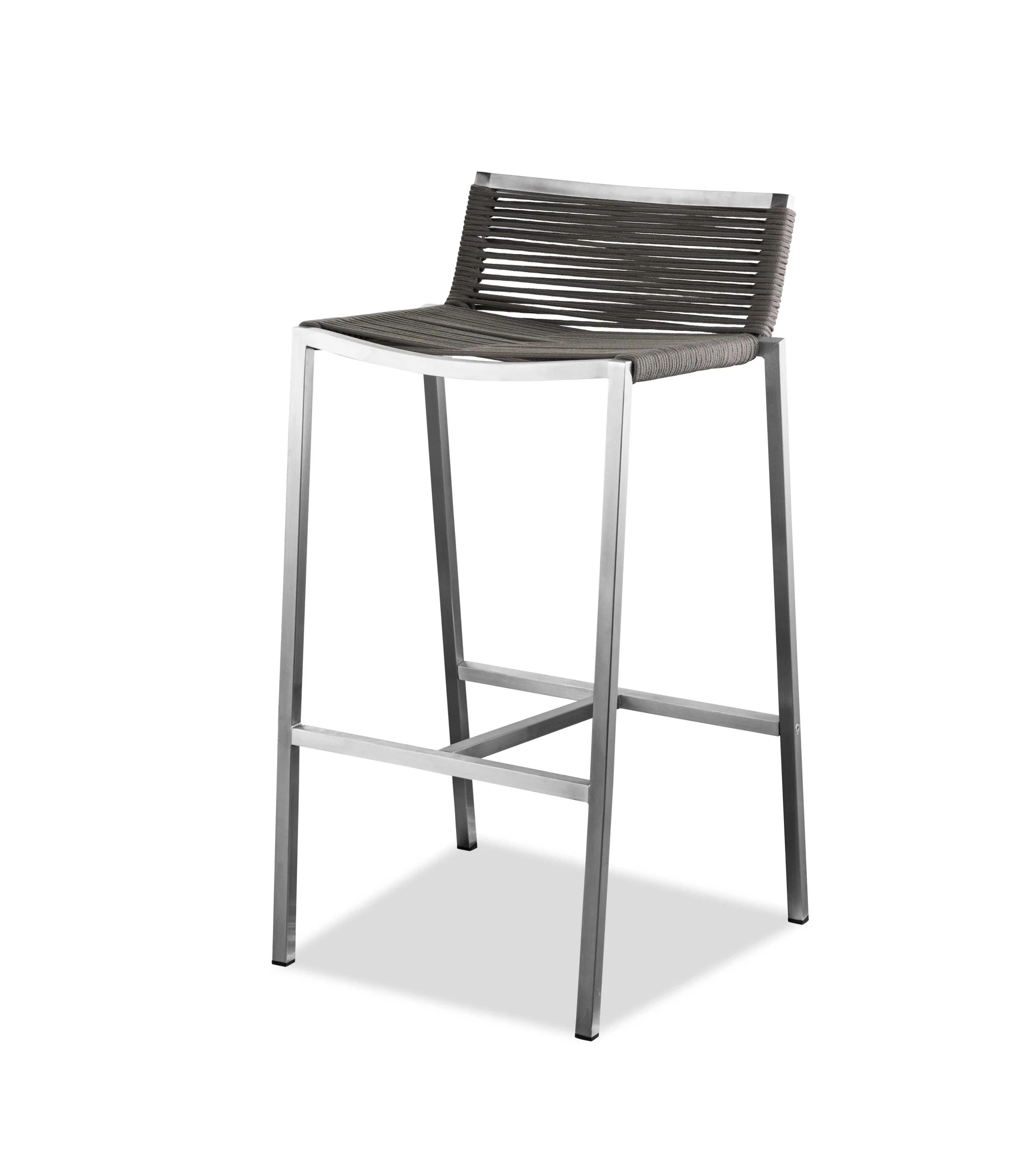 Stainless Steel Bar Stool By Homeroots - Image 2