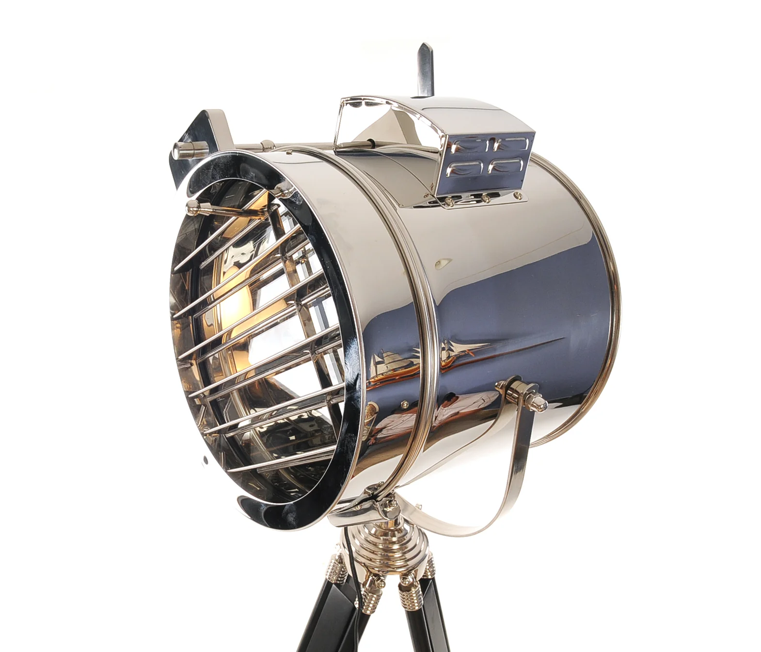 Stainless Steel Floor Lamp By Homeroots - Image 3