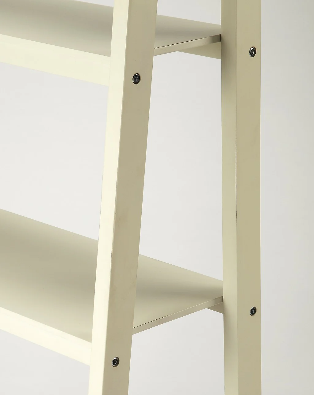Stallings White Bookcase By Homeroots - Image 4