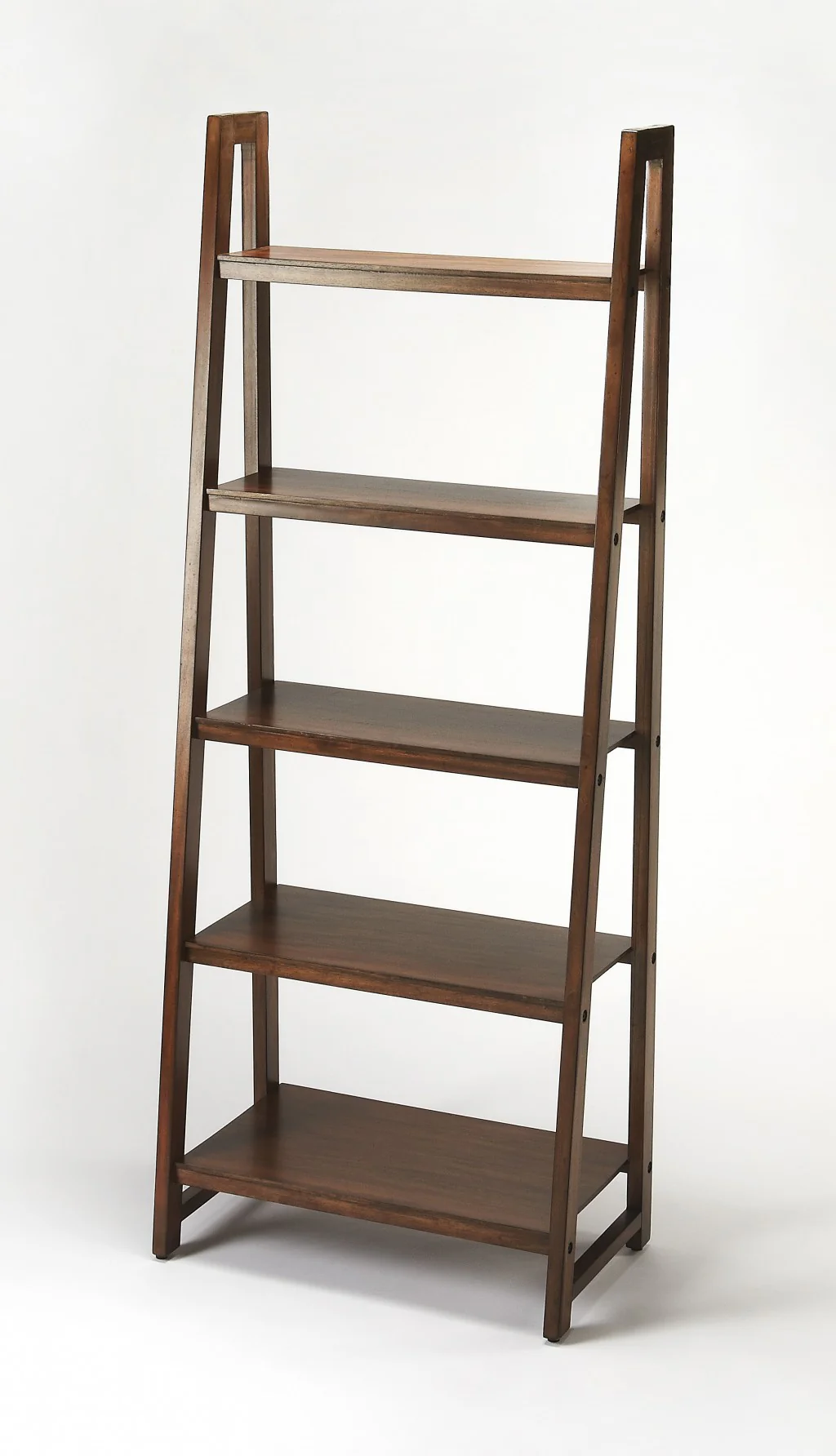 Stallings White Bookcase By Homeroots - Image 6