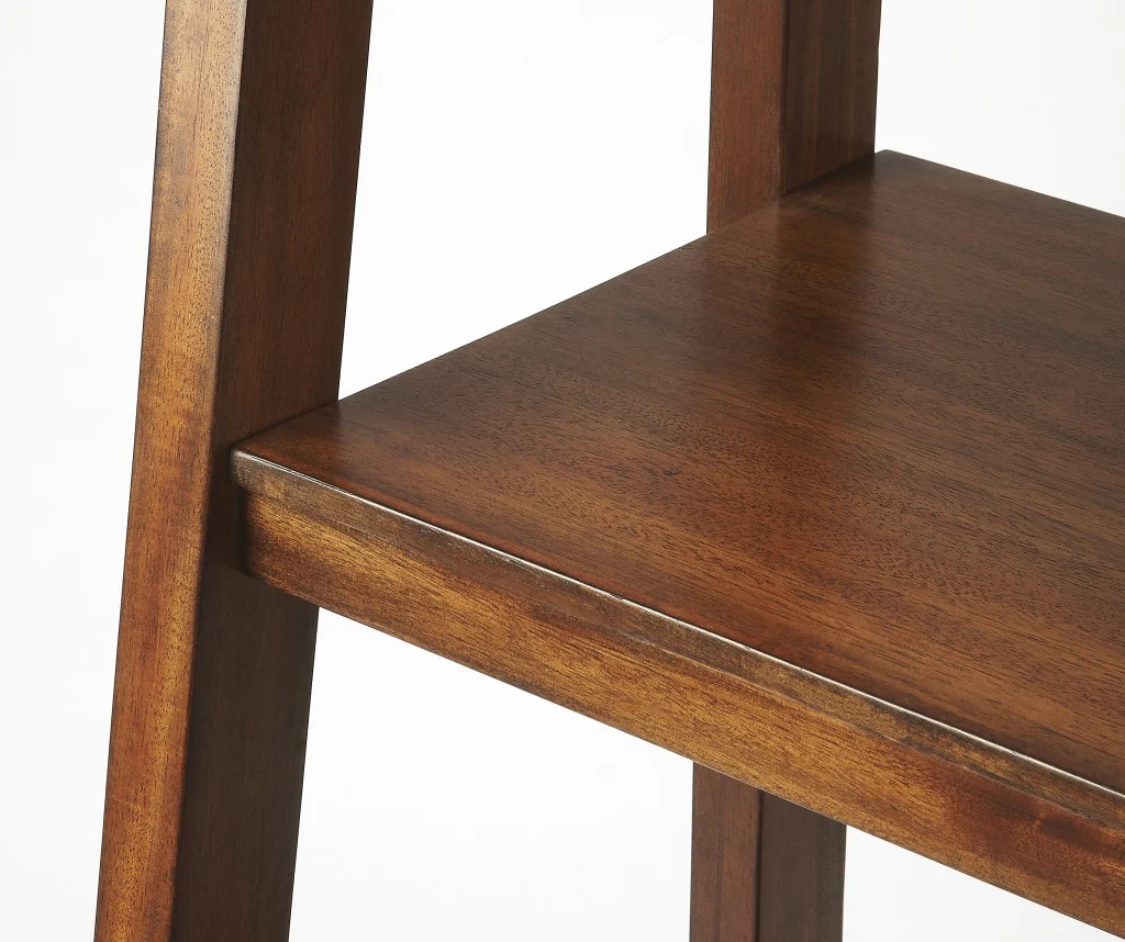 Stallings White Bookcase By Homeroots - Image 7
