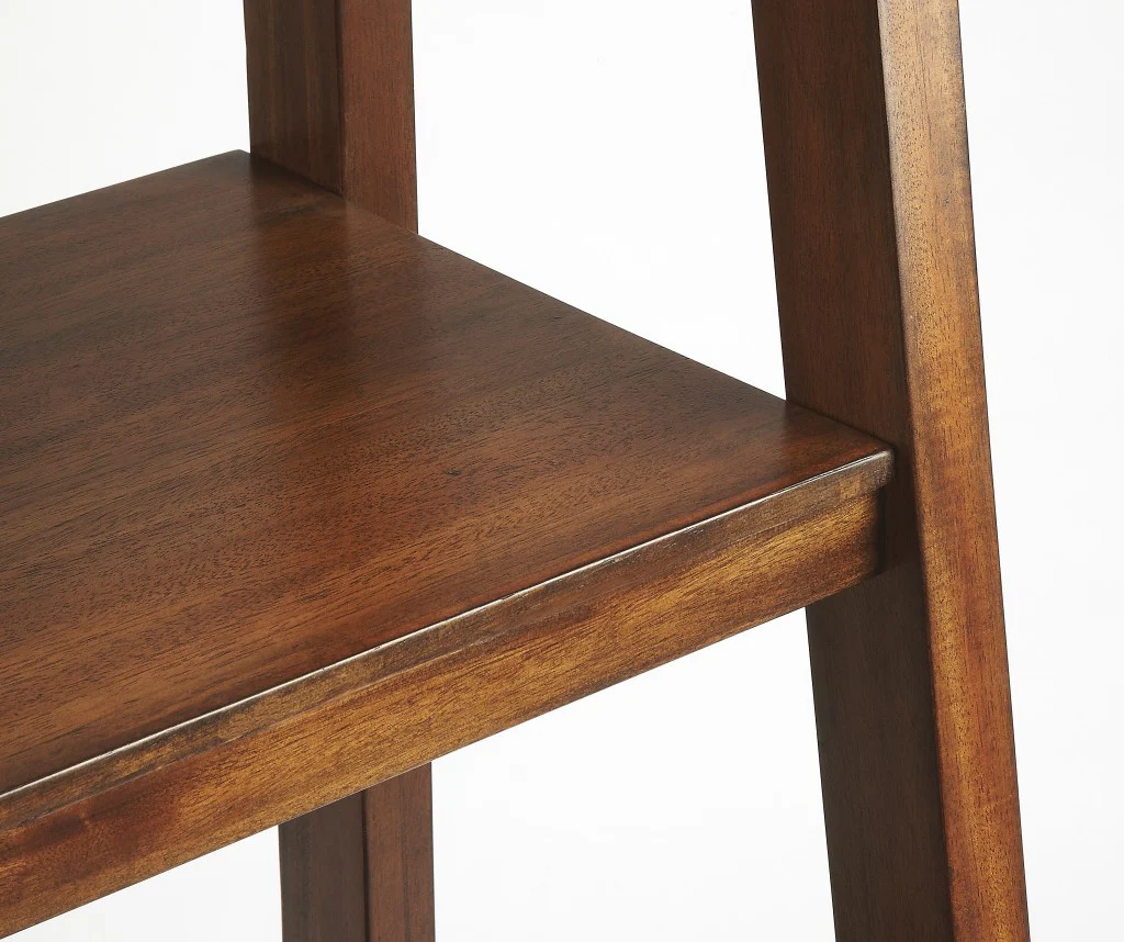 Stallings White Bookcase By Homeroots - Image 9
