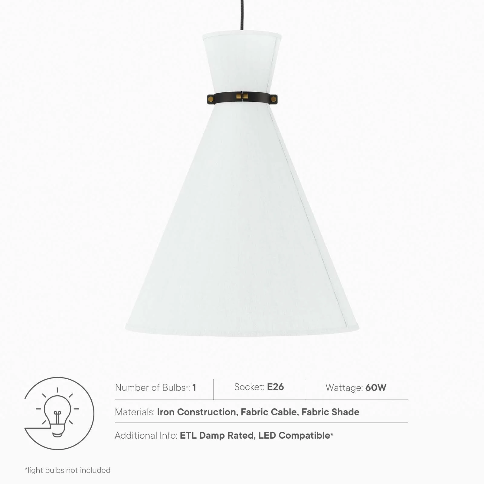 Starlight 1-Light Pendant Light By Modway - EEI-5659 - Image 13