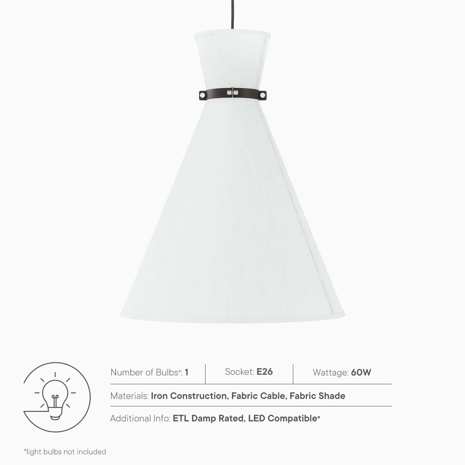 Starlight 1-Light Pendant Light By Modway - EEI-5659 - Image 5