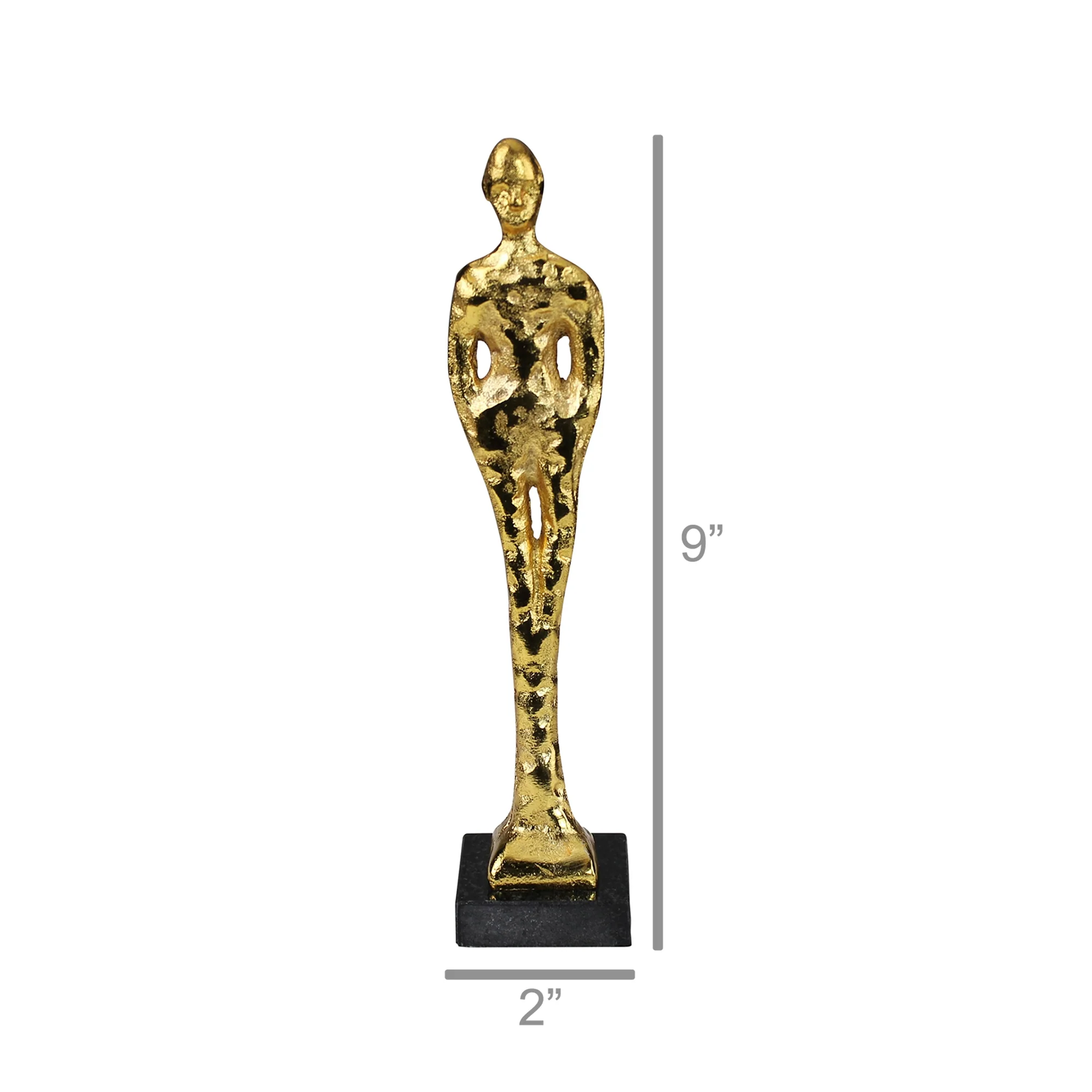 Statue, Gold - Small Set Of 2 By HomArt - Image 3
