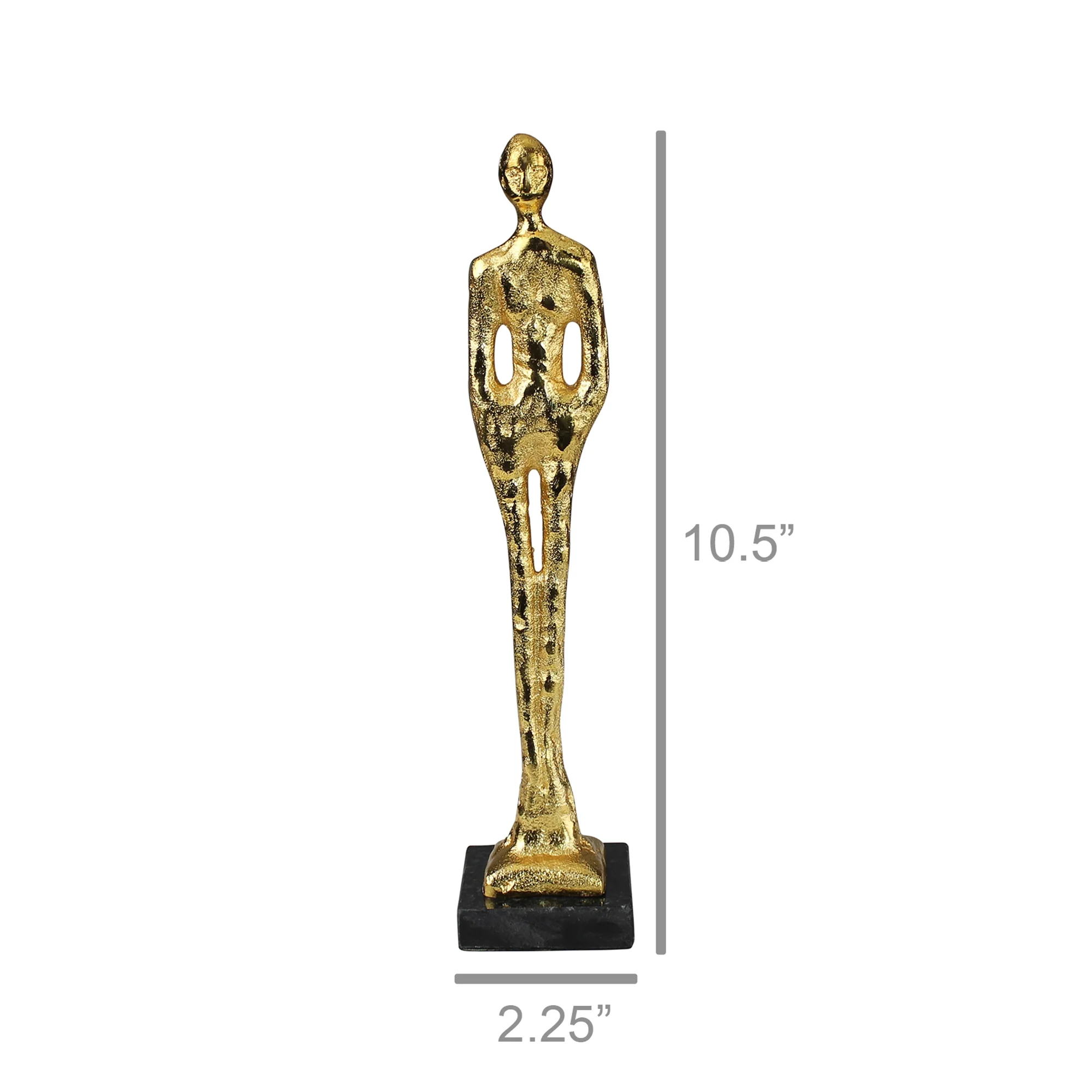 Statue, Gold - Small Set Of 2 By HomArt - Image 6
