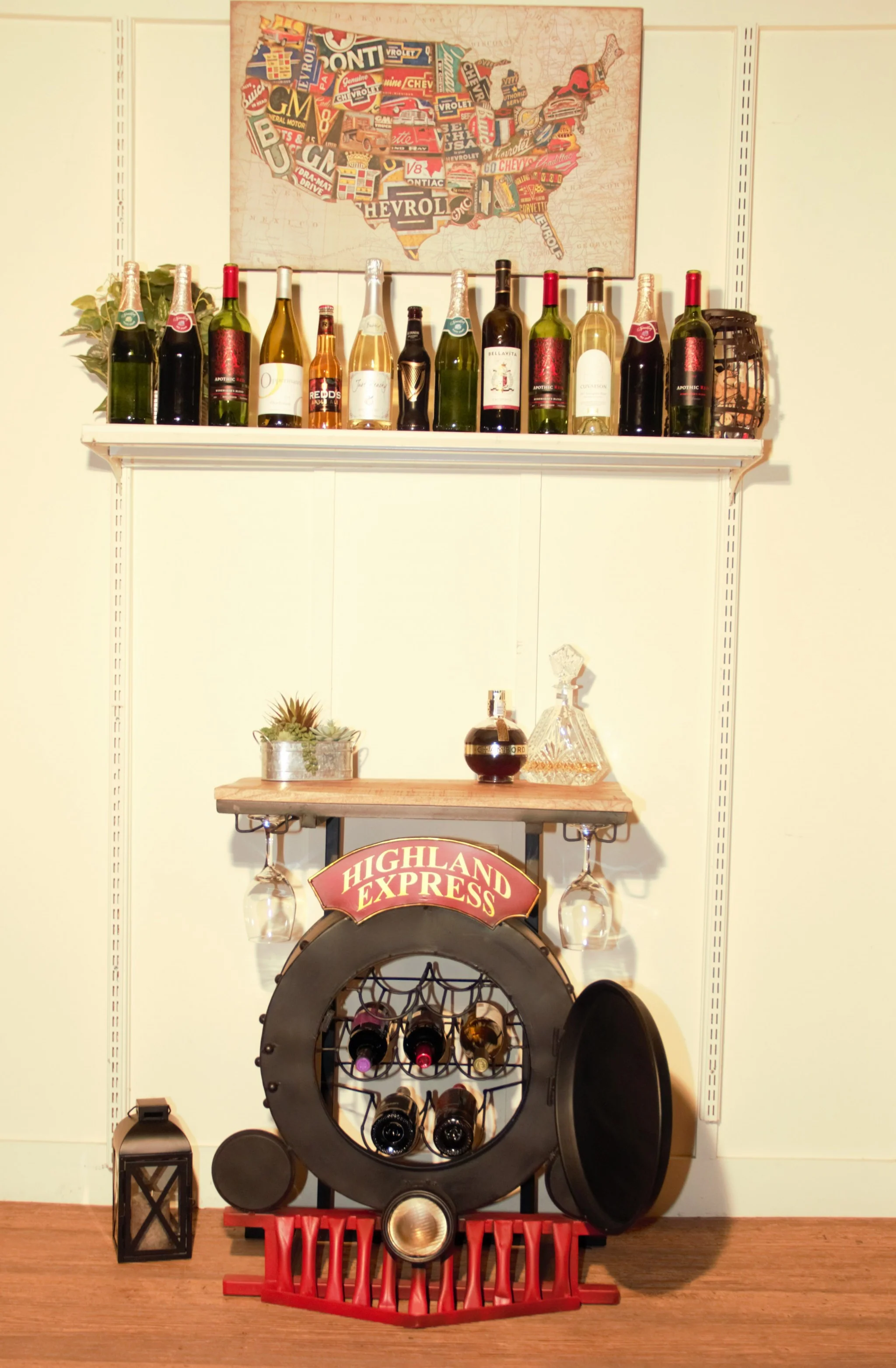Steam Engine Bar Counter By Homeroots - Image 5