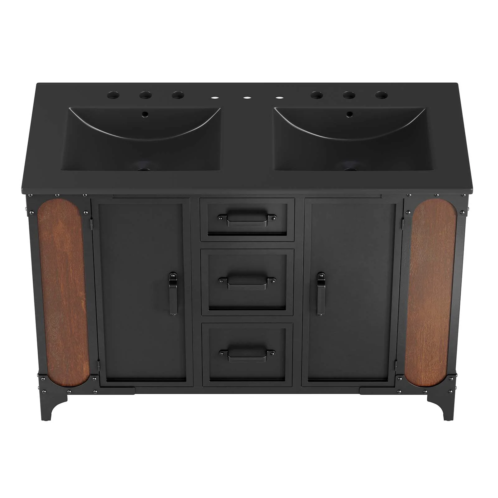 Steamforge 48" Double Sink Bathroom Vanity By Modway - EEI-6422 - Image 2