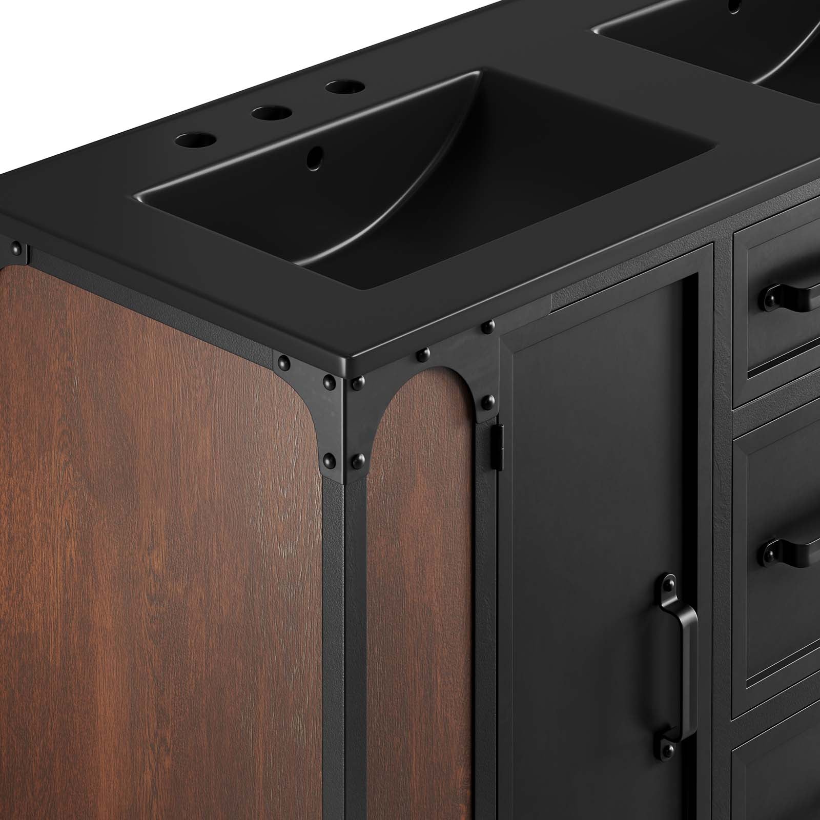 Steamforge 48" Double Sink Bathroom Vanity By Modway - EEI-6422 - Image 5