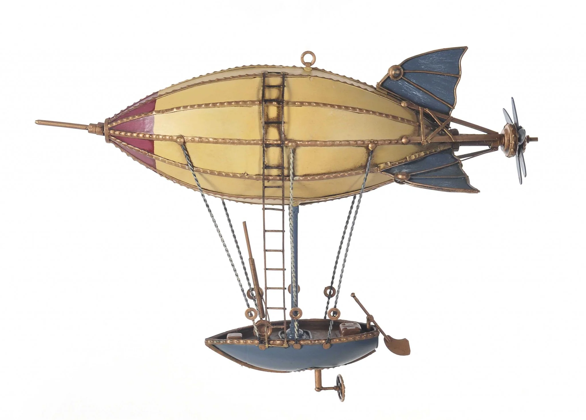 Steampunk Airship Metal Model By Homeroots - Image 3