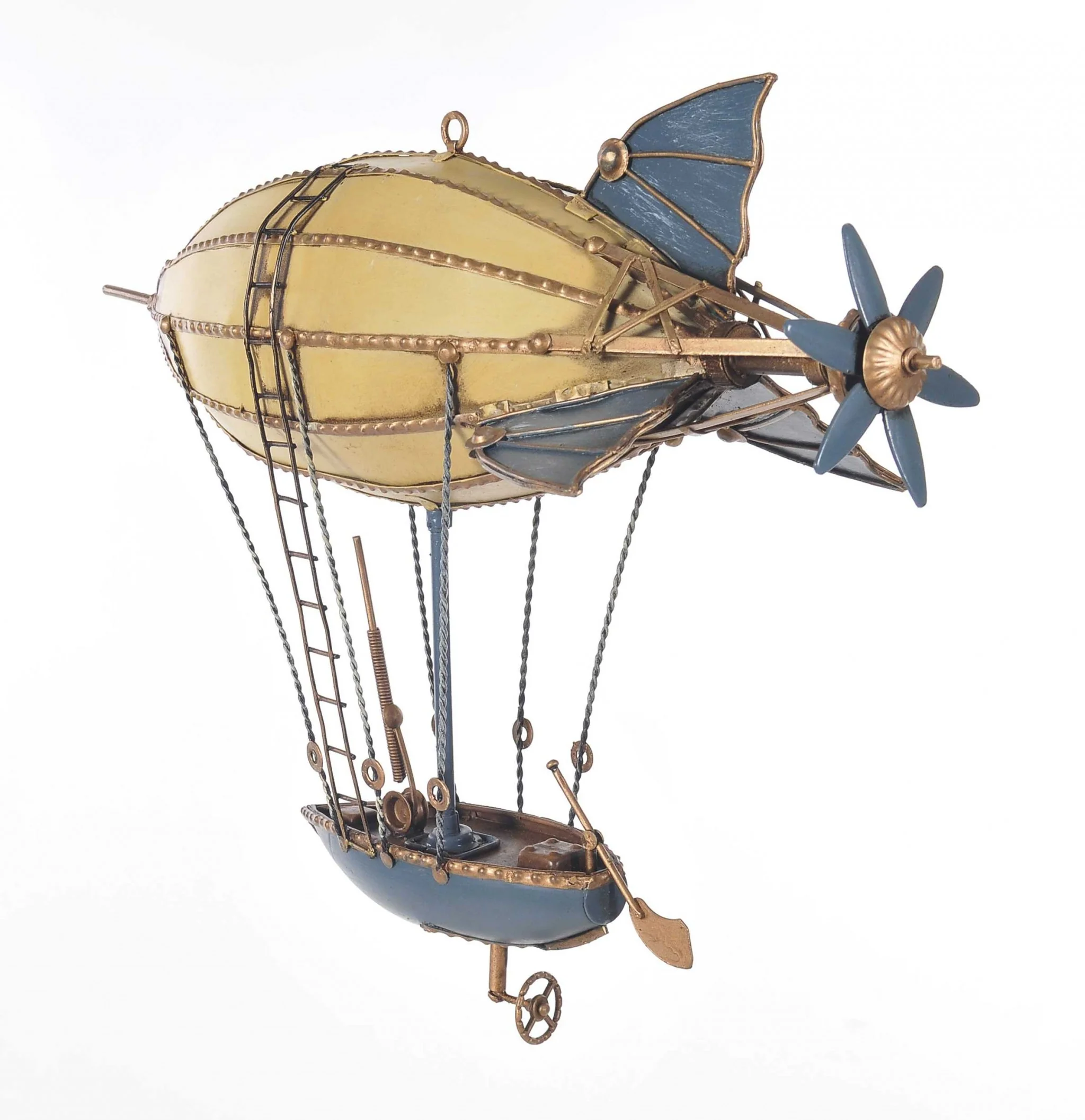 Steampunk Airship Metal Model By Homeroots - Image 5