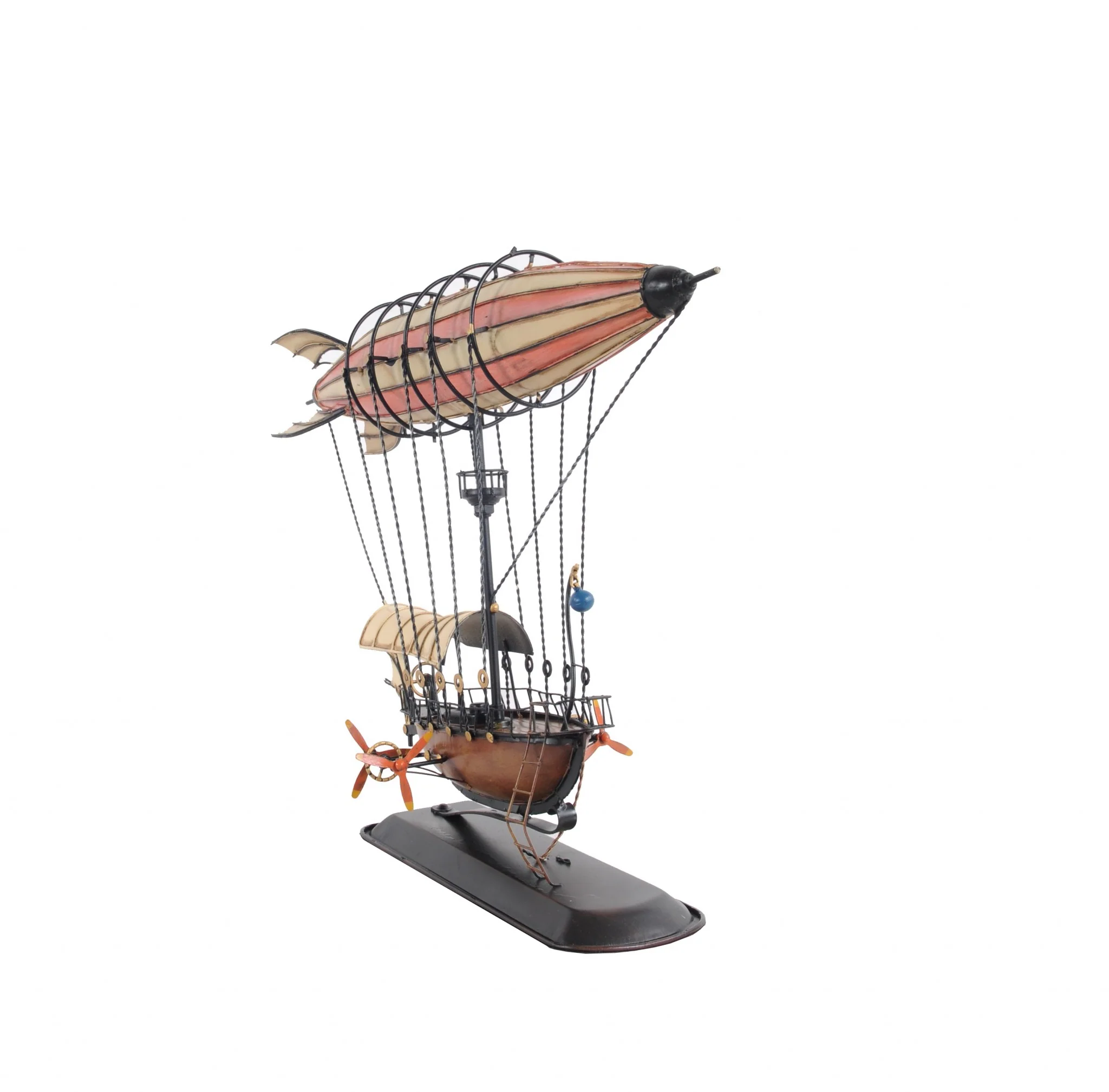 Steampunk Airship Model with Crows Nest By Homeroots - Image 2