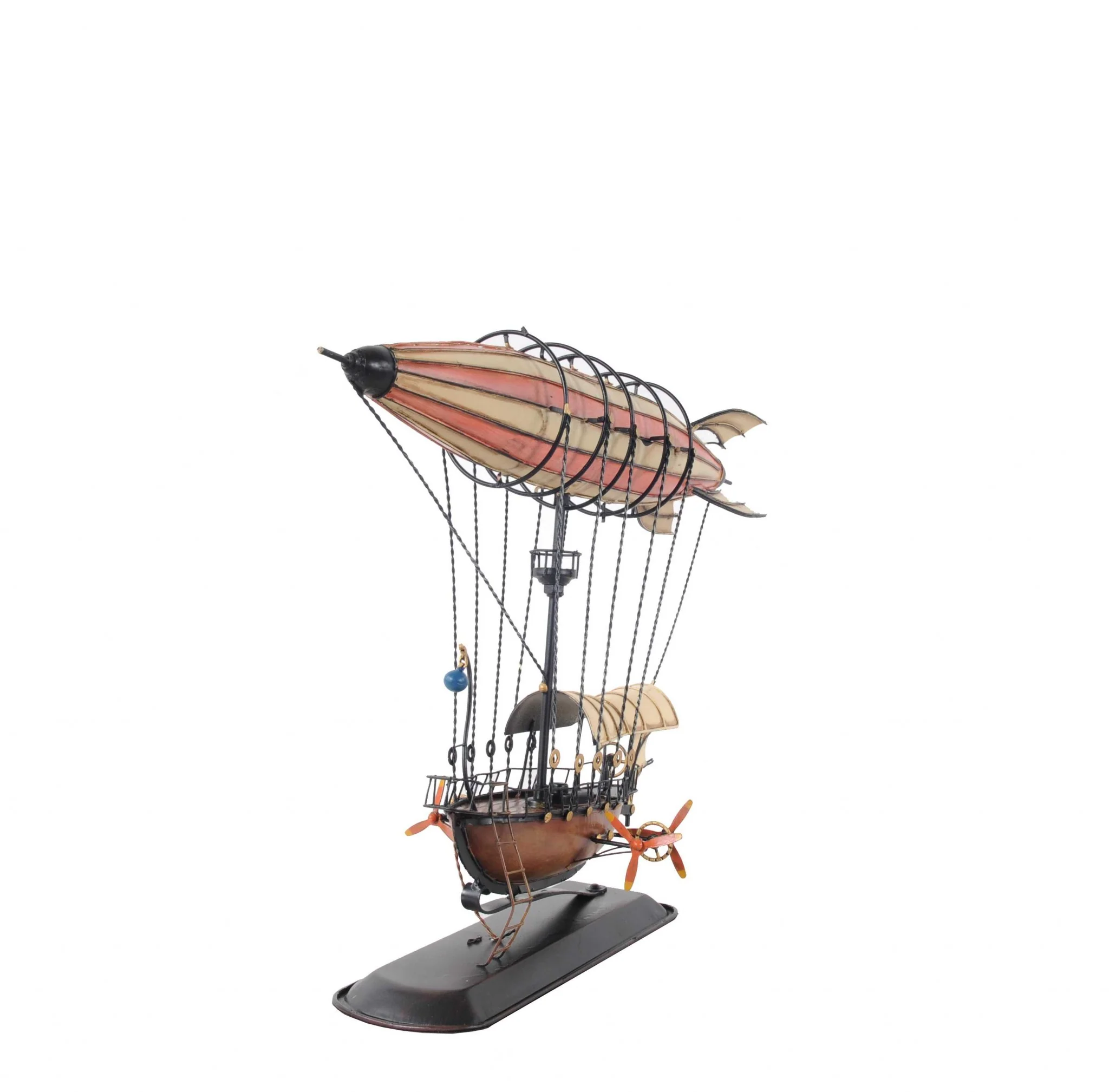 Steampunk Airship Model with Crows Nest By Homeroots - Image 3