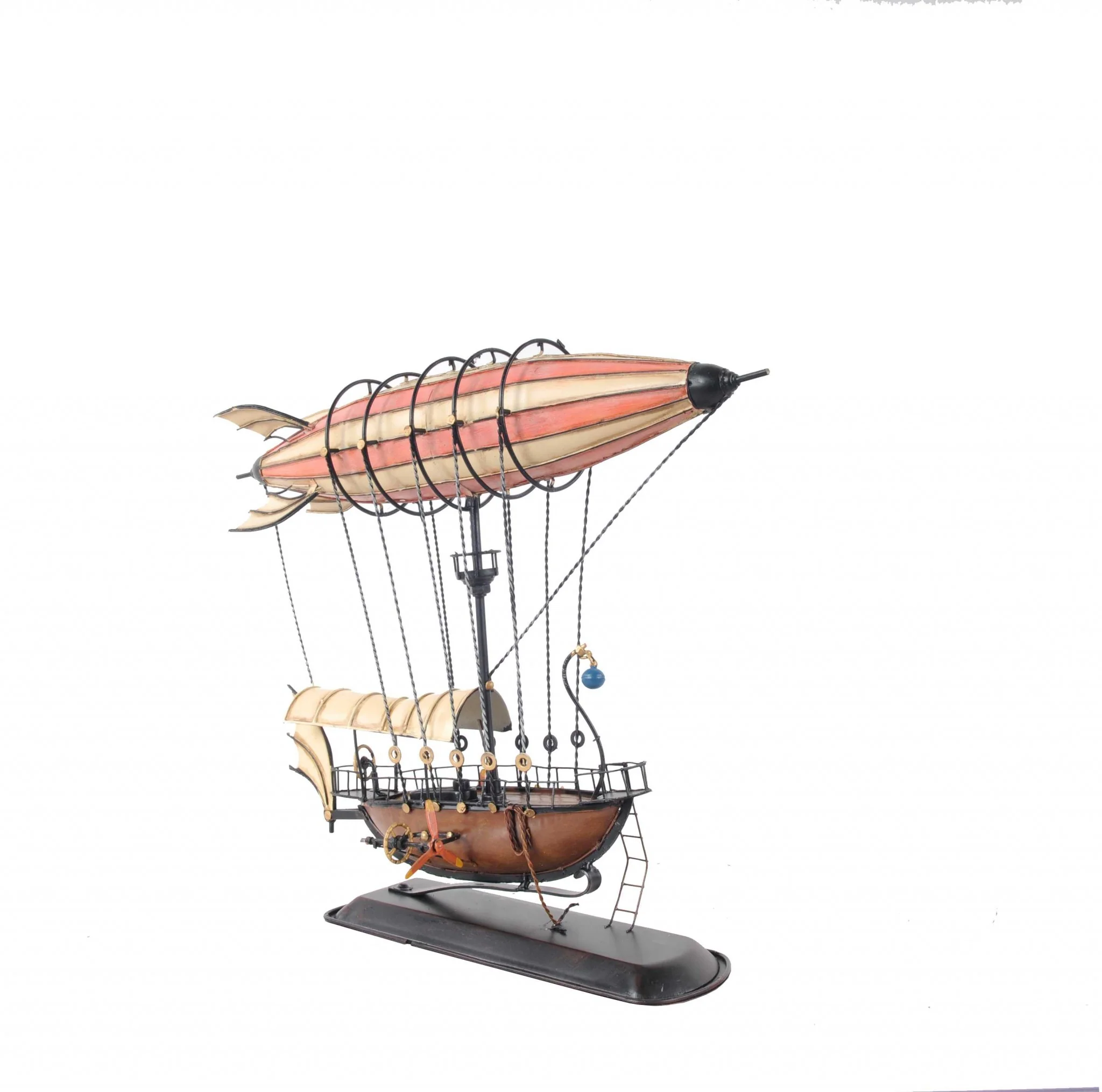 Steampunk Airship Model with Crows Nest By Homeroots - Image 4