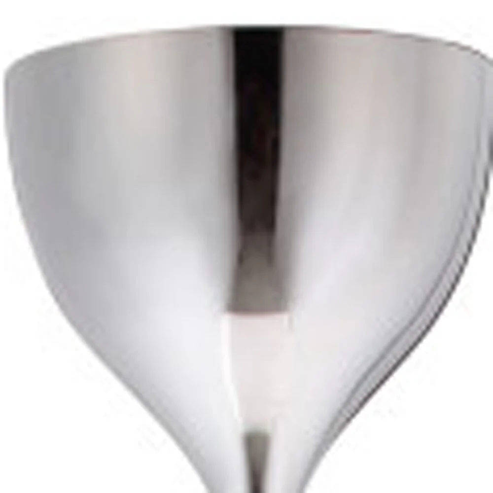Steel Floor Lamp With Silver Steel Bell Shade By Homeroots - Image 4