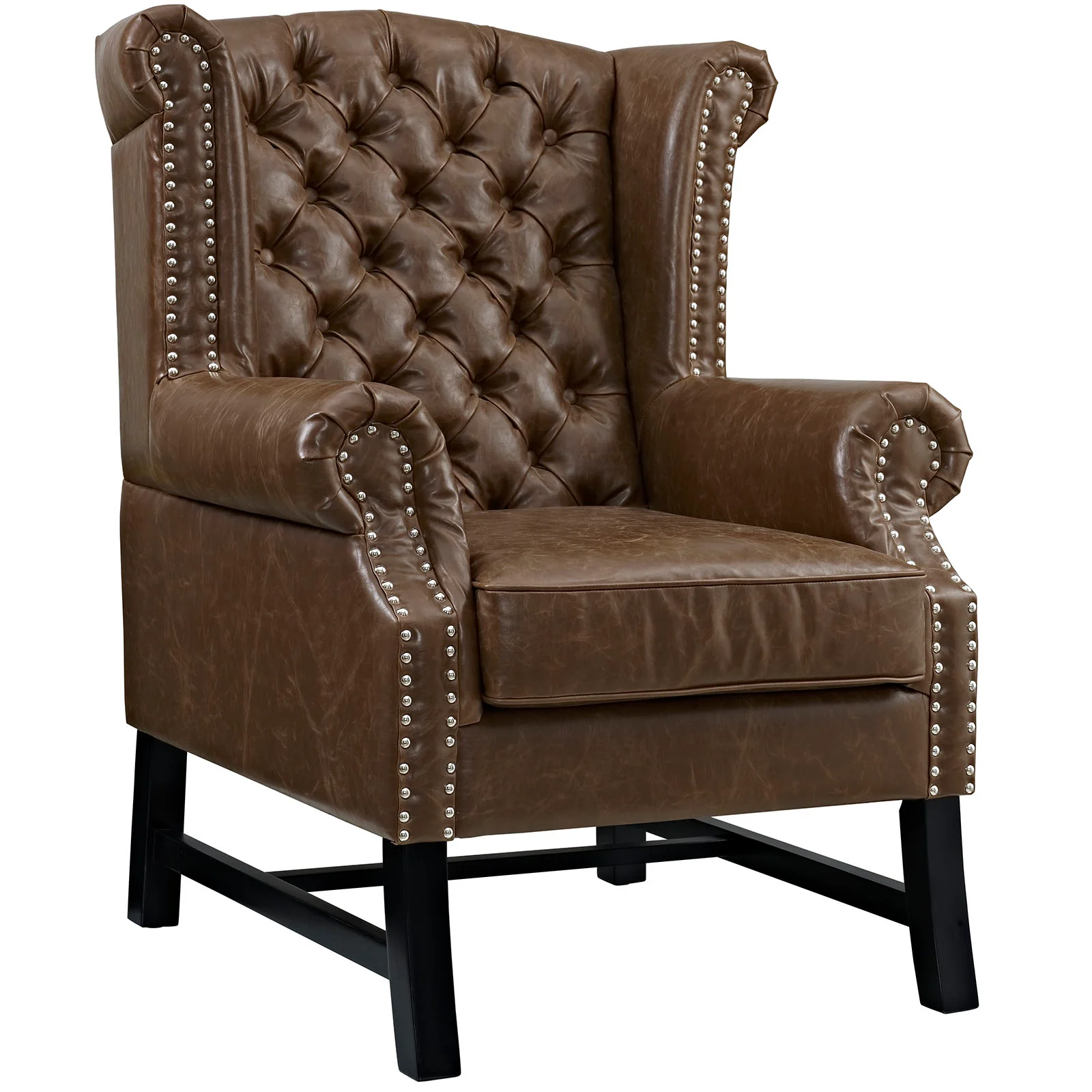 Steer Upholstered Vinyl Armchair By Modway - EEI-2151 - Image 2