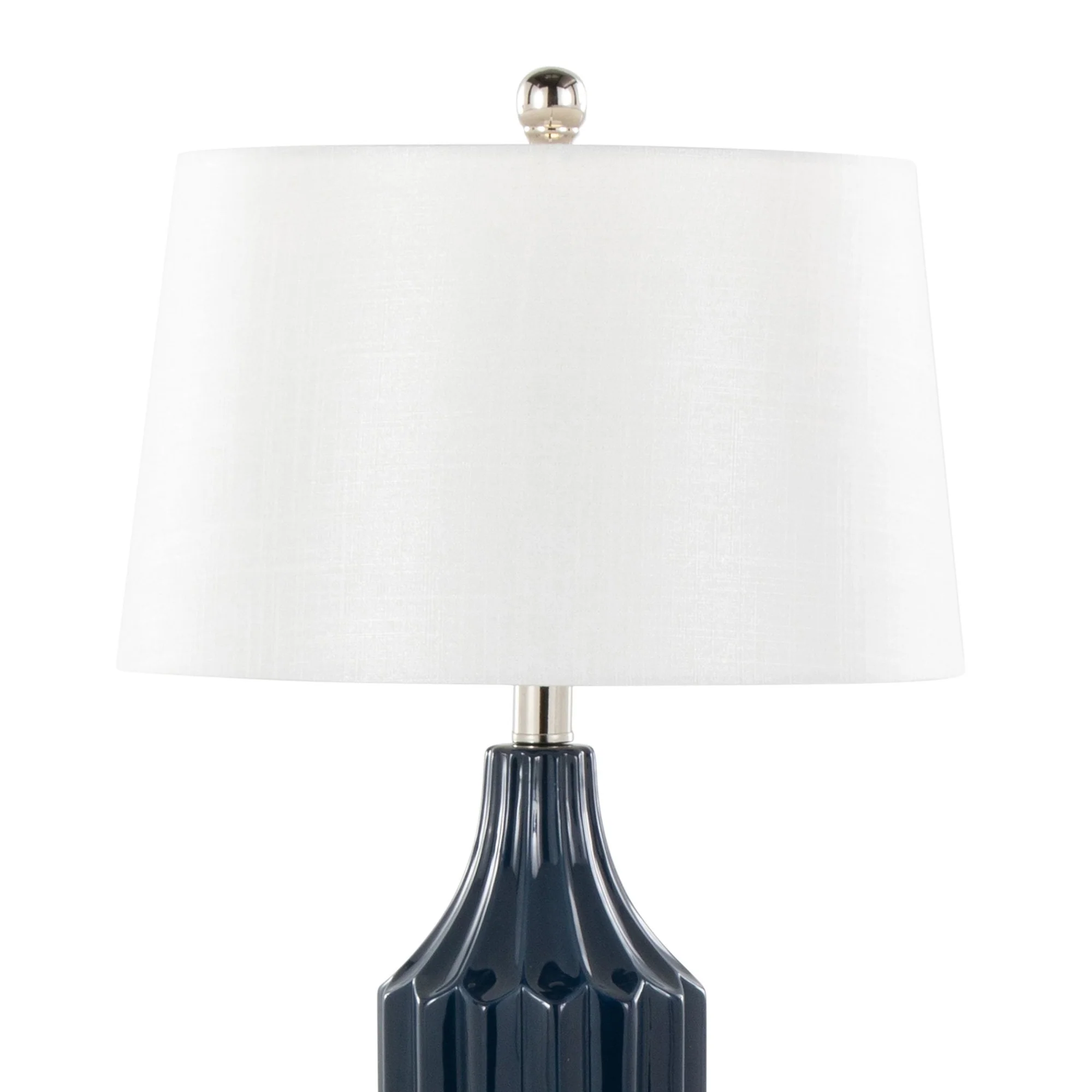 Stella 23" Ceramic Table Lamp Cream By LumiSource - Image 12