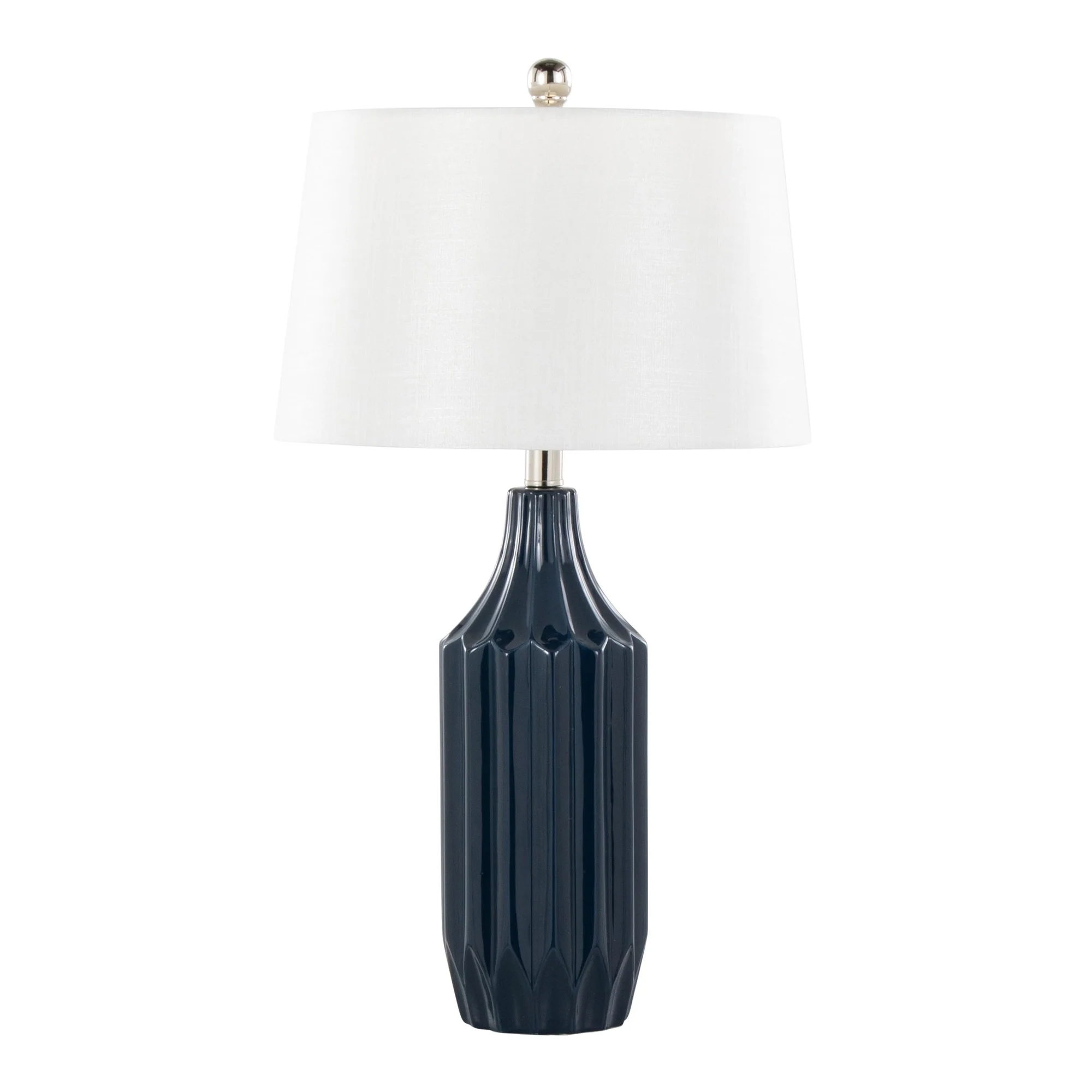 Stella 23" Ceramic Table Lamp Cream By LumiSource - Image 9