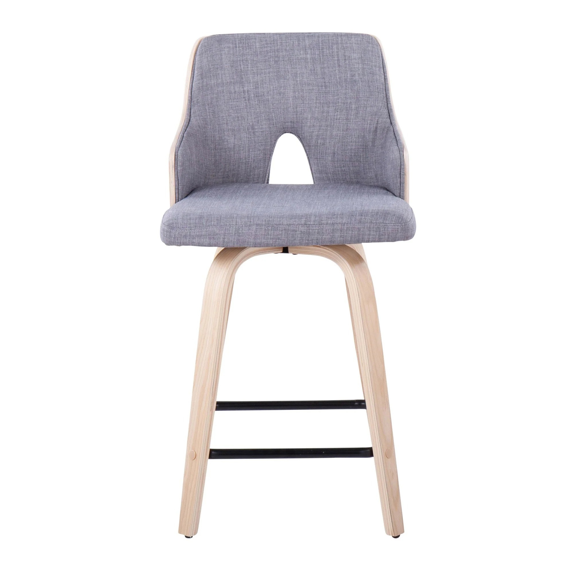 Stella 24" Fixed-Height Counter Stool - Set of 2 Cream By LumiSource - Image 17