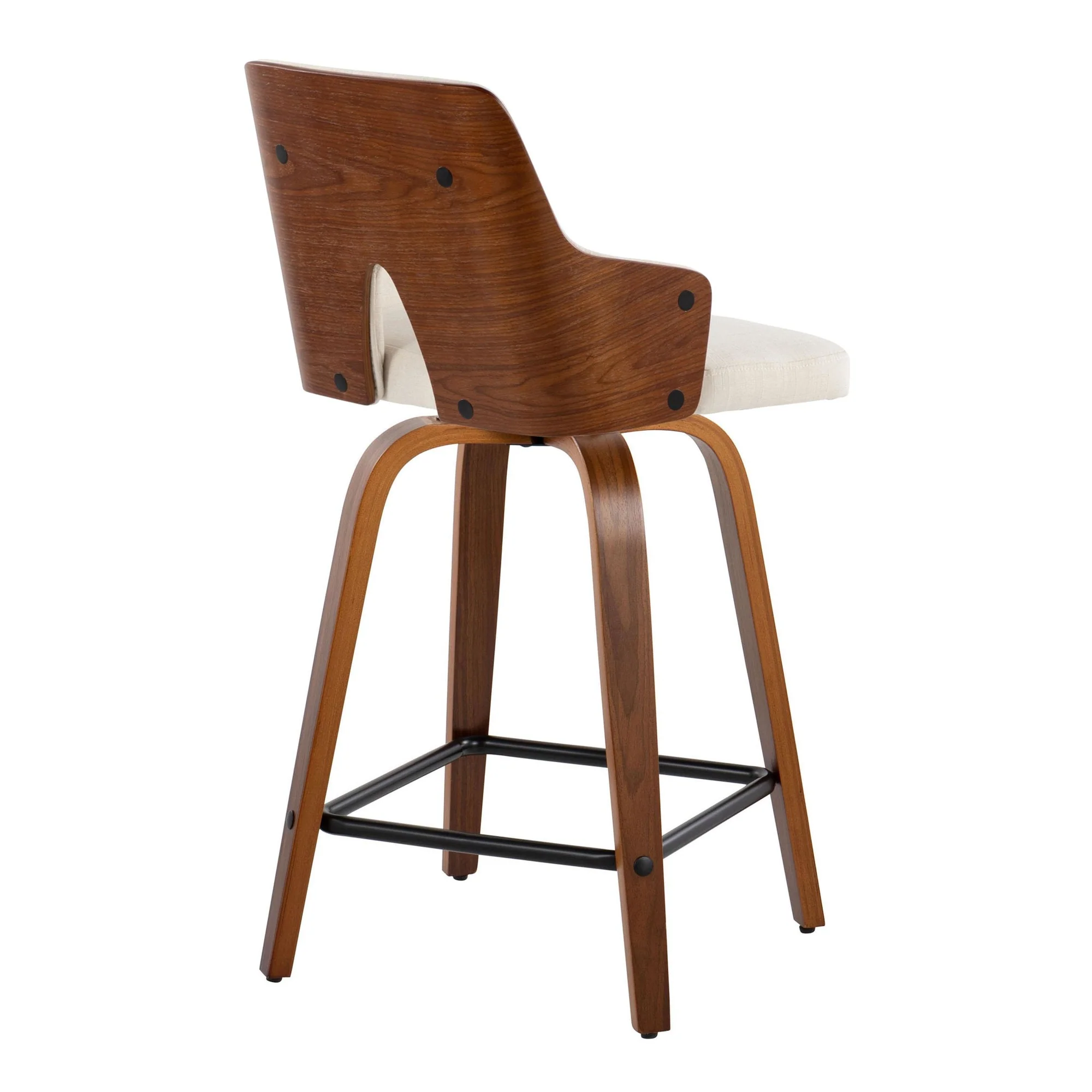 Stella 24" Fixed-Height Counter Stool - Set of 2 Cream By LumiSource - Image 41