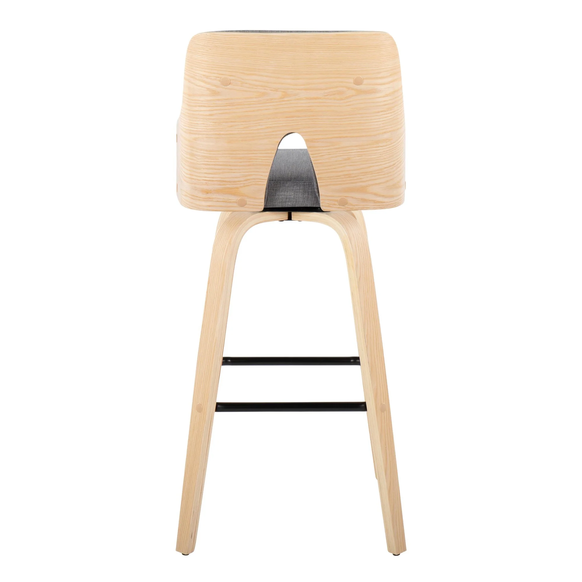 Stella 30" Fixed-Height Barstool - Set of 2 Cream By LumiSource - Image 15