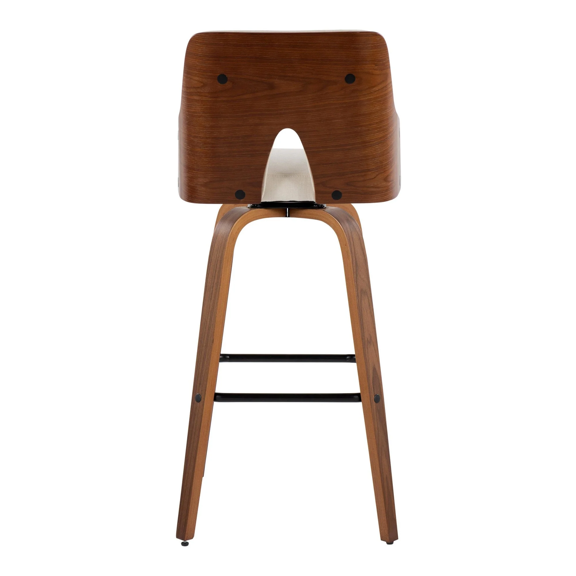 Stella 30" Fixed-Height Barstool - Set of 2 Cream By LumiSource - Image 39