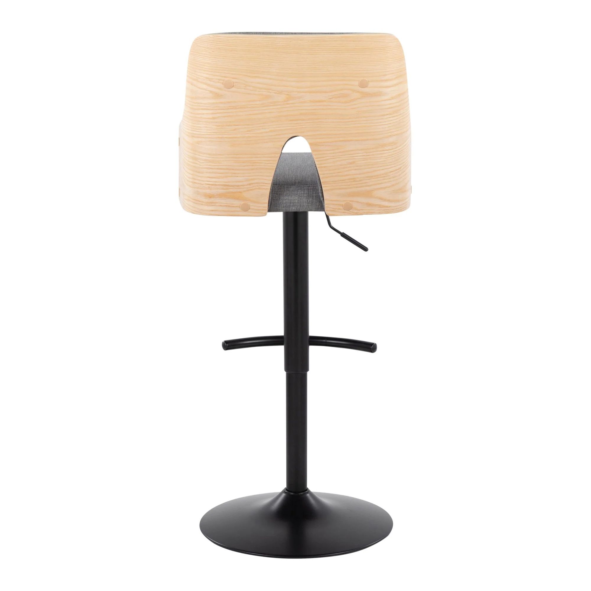Stella Adjustable Barstool - Set of 2 Cream By LumiSource - Image 13