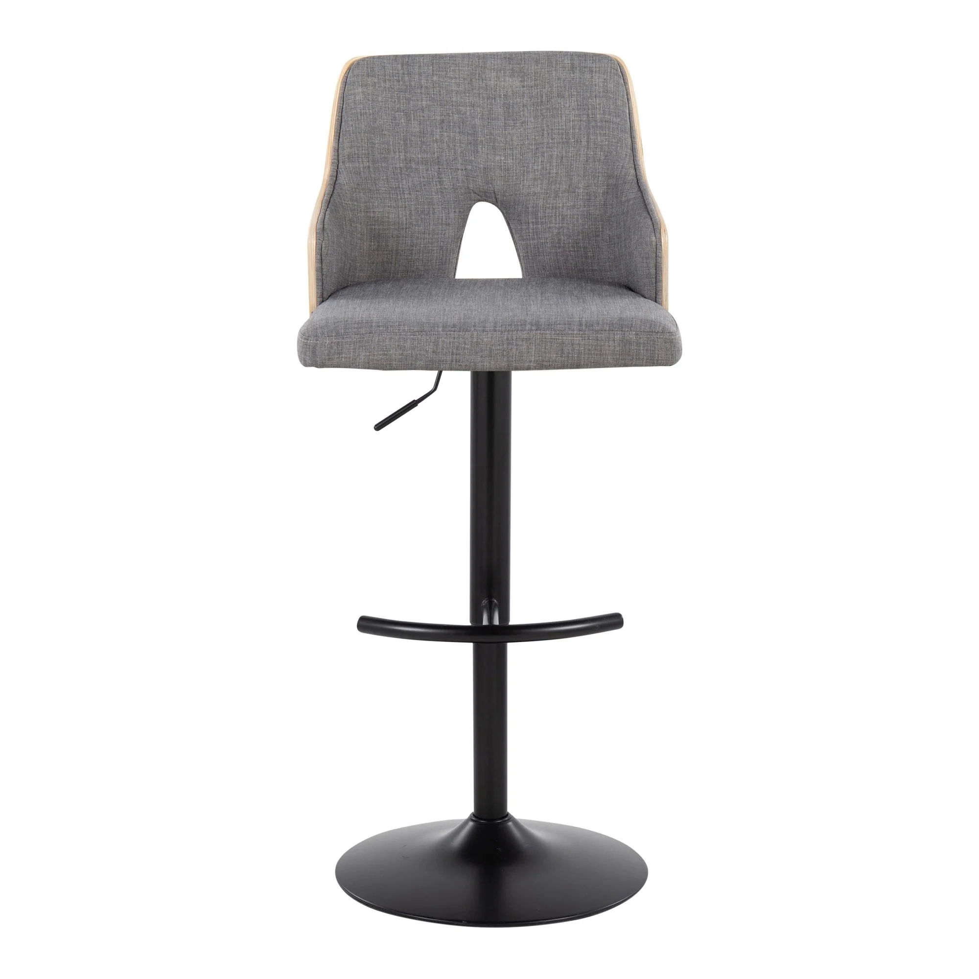 Stella Adjustable Barstool - Set of 2 Cream By LumiSource - Image 14