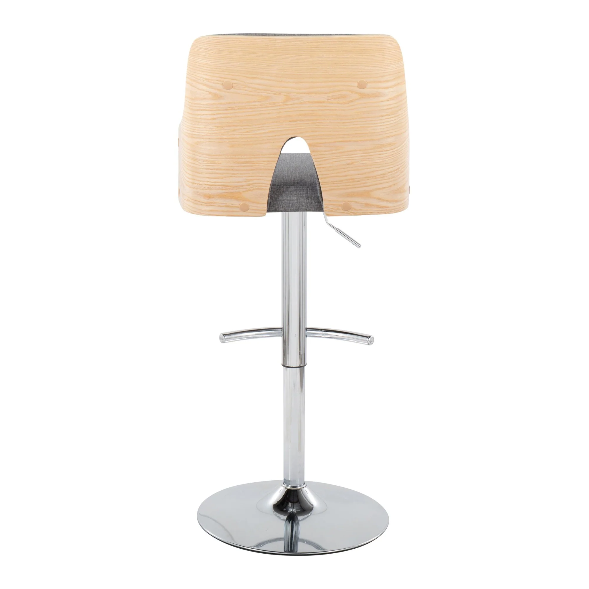 Stella Adjustable Barstool - Set of 2 Cream By LumiSource - Image 13