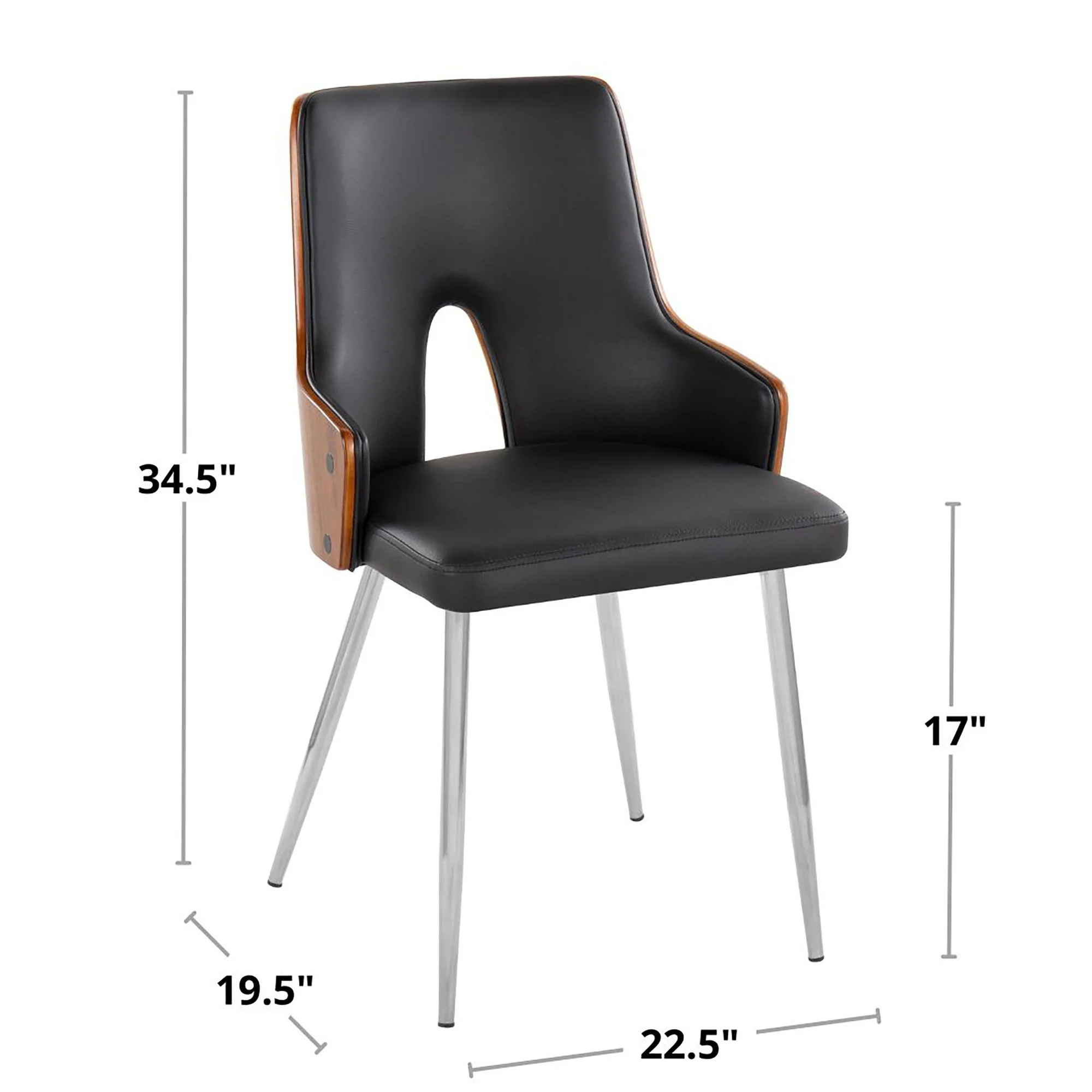 Stella Chair - Set of 2 Gray By LumiSource - Image 15