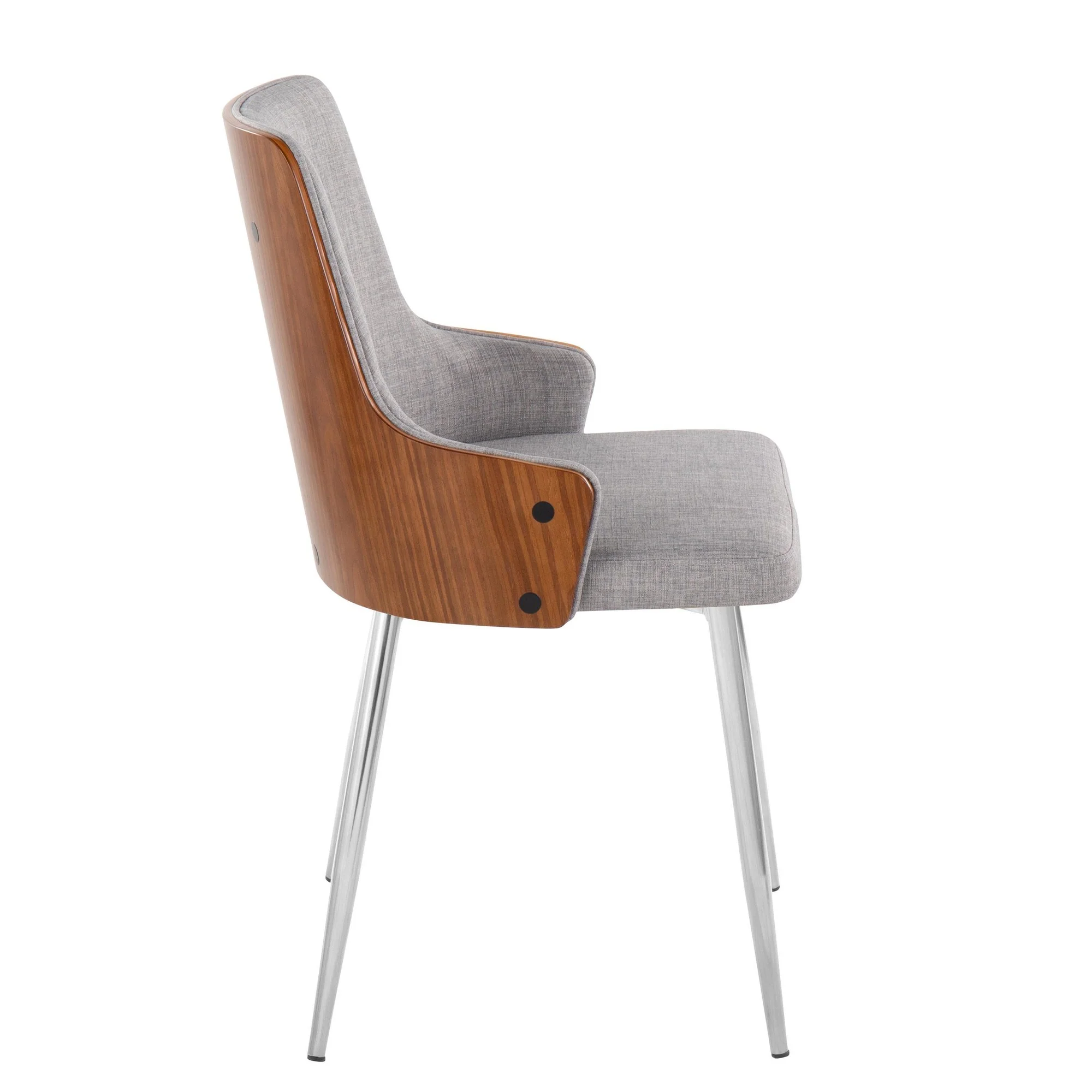 Stella Chair - Set of 2 Gray By LumiSource - Image 4