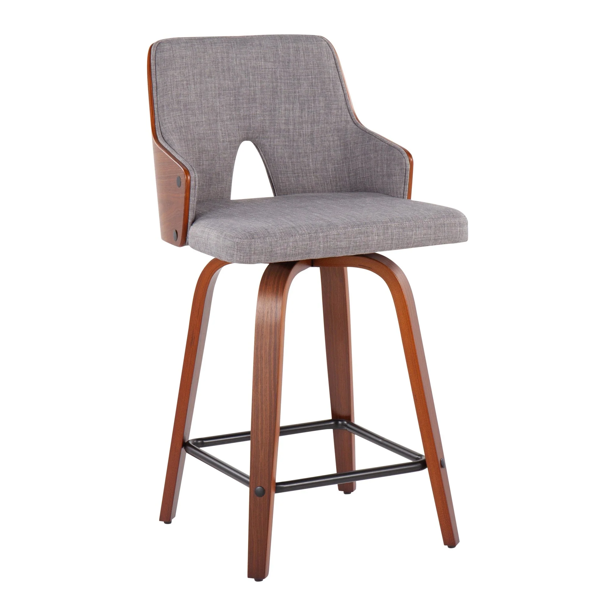 Stella Counter Stool - Set of 2 By LumiSource - B24-STELLA WLLGY2 - Image 2