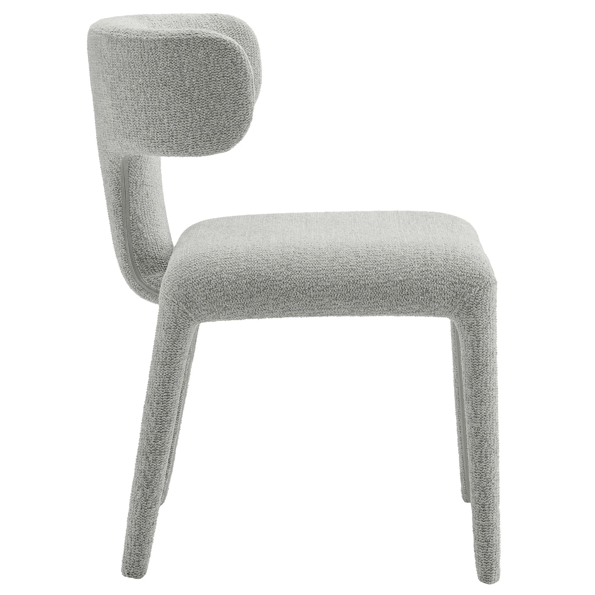 Stellan Curved Back Boucle Upholstered Dining Chair Set of 2 by Modway - Image 14