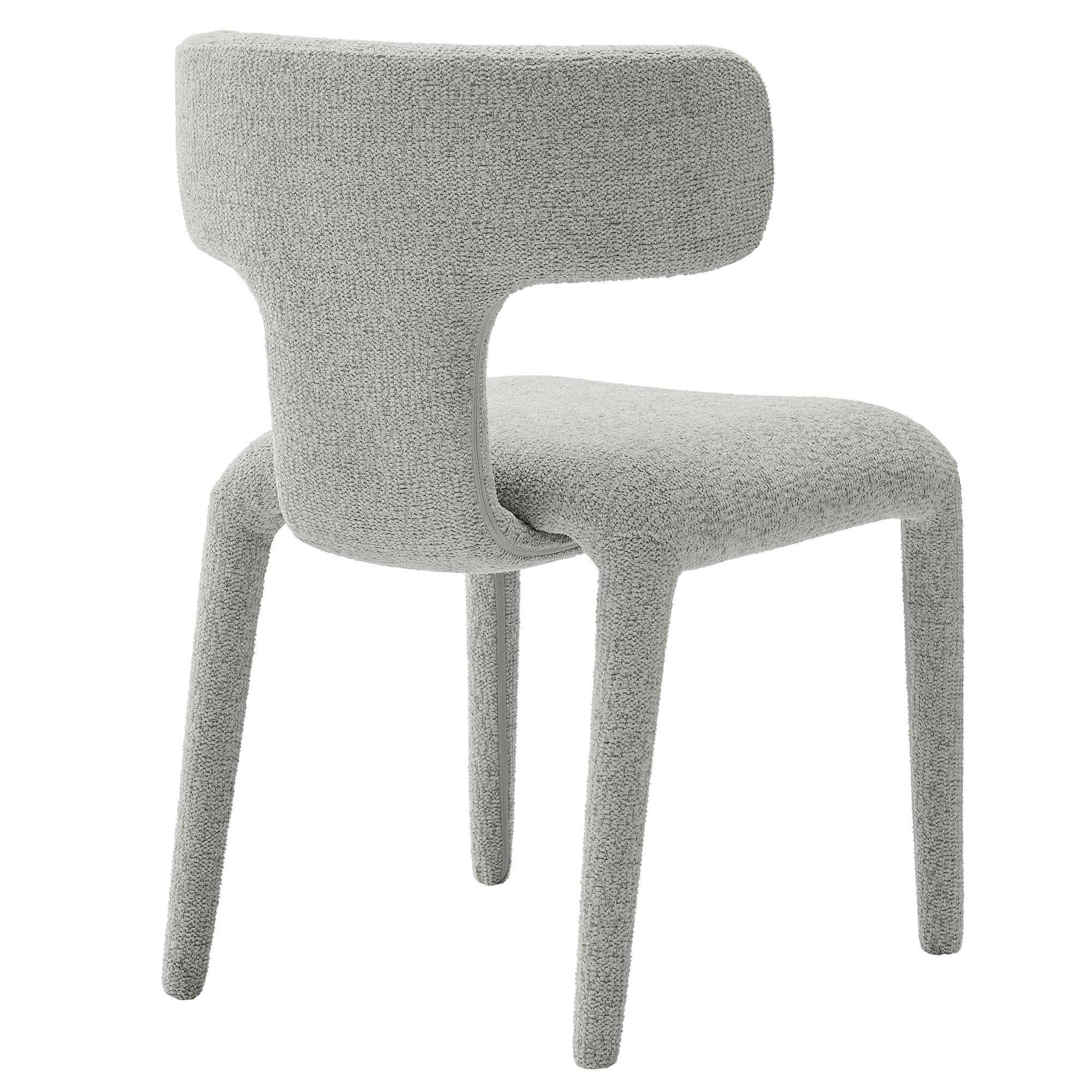 Stellan Curved Back Boucle Upholstered Dining Chair Set of 2 by Modway - Image 15