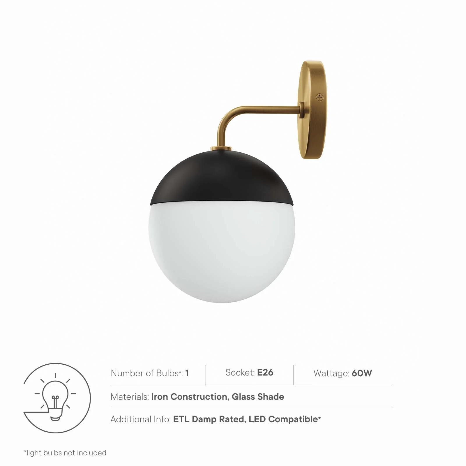 Stellar 1-Light Wall Sconce By Modway - EEI-5655 - Image 16