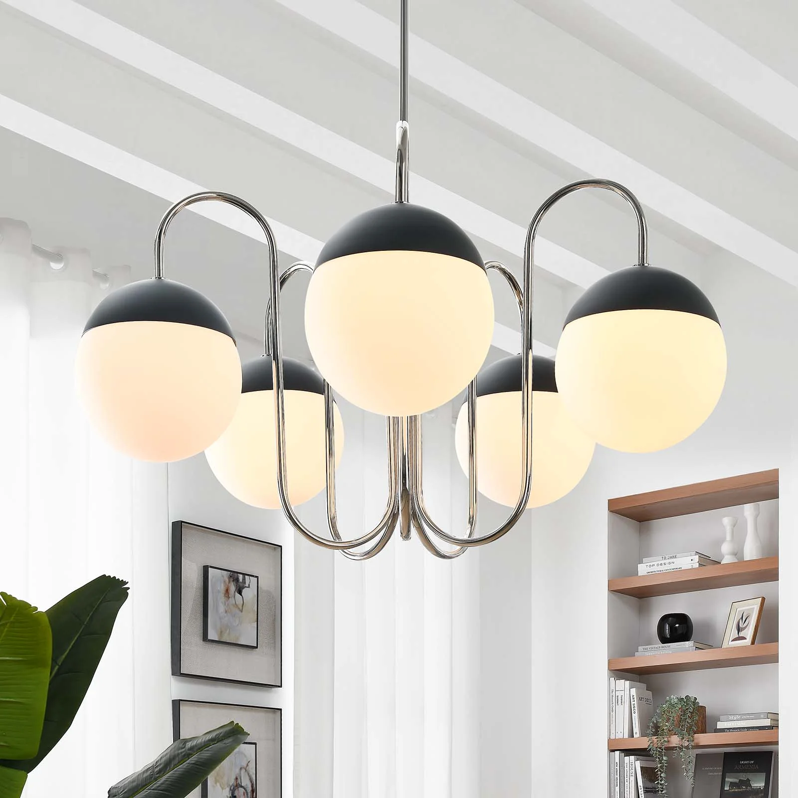 Stellar 5-Light Chandelier By Modway - EEI-5658 - Image 8
